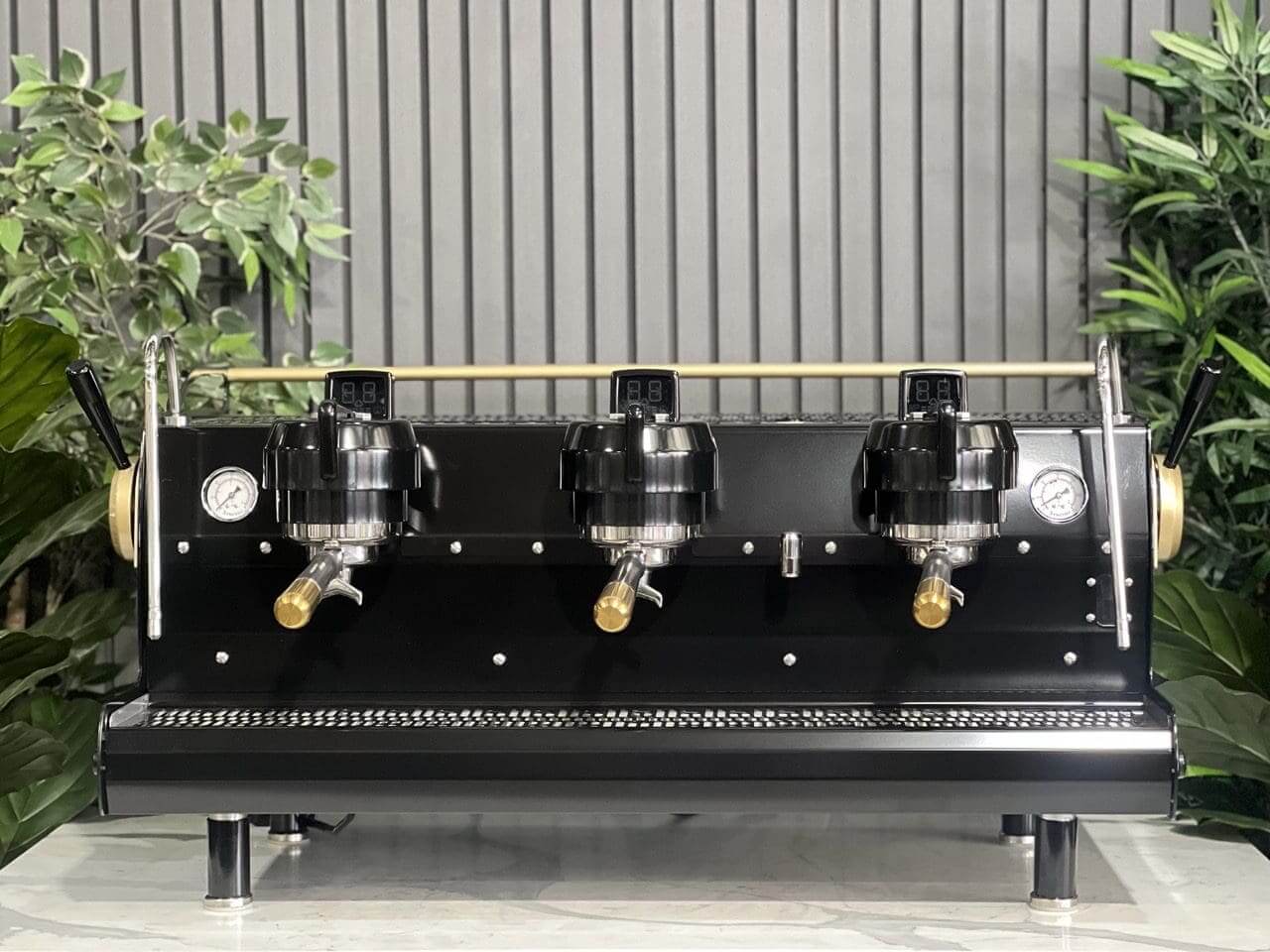 Synesso MVP Shot Timers 3 Group Black & Gold - Used