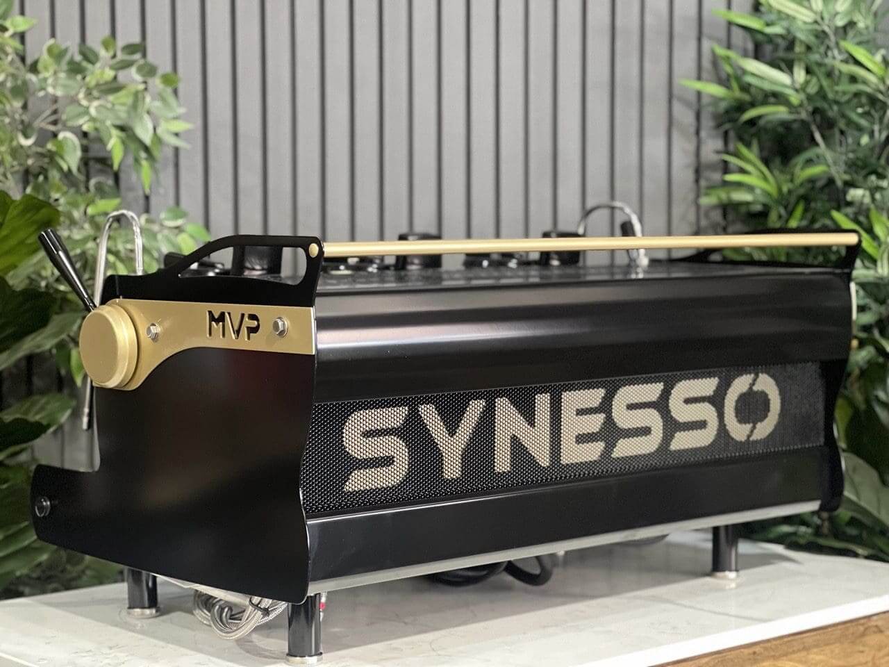 Synesso MVP Shot Timers 3 Group Black & Gold - Used