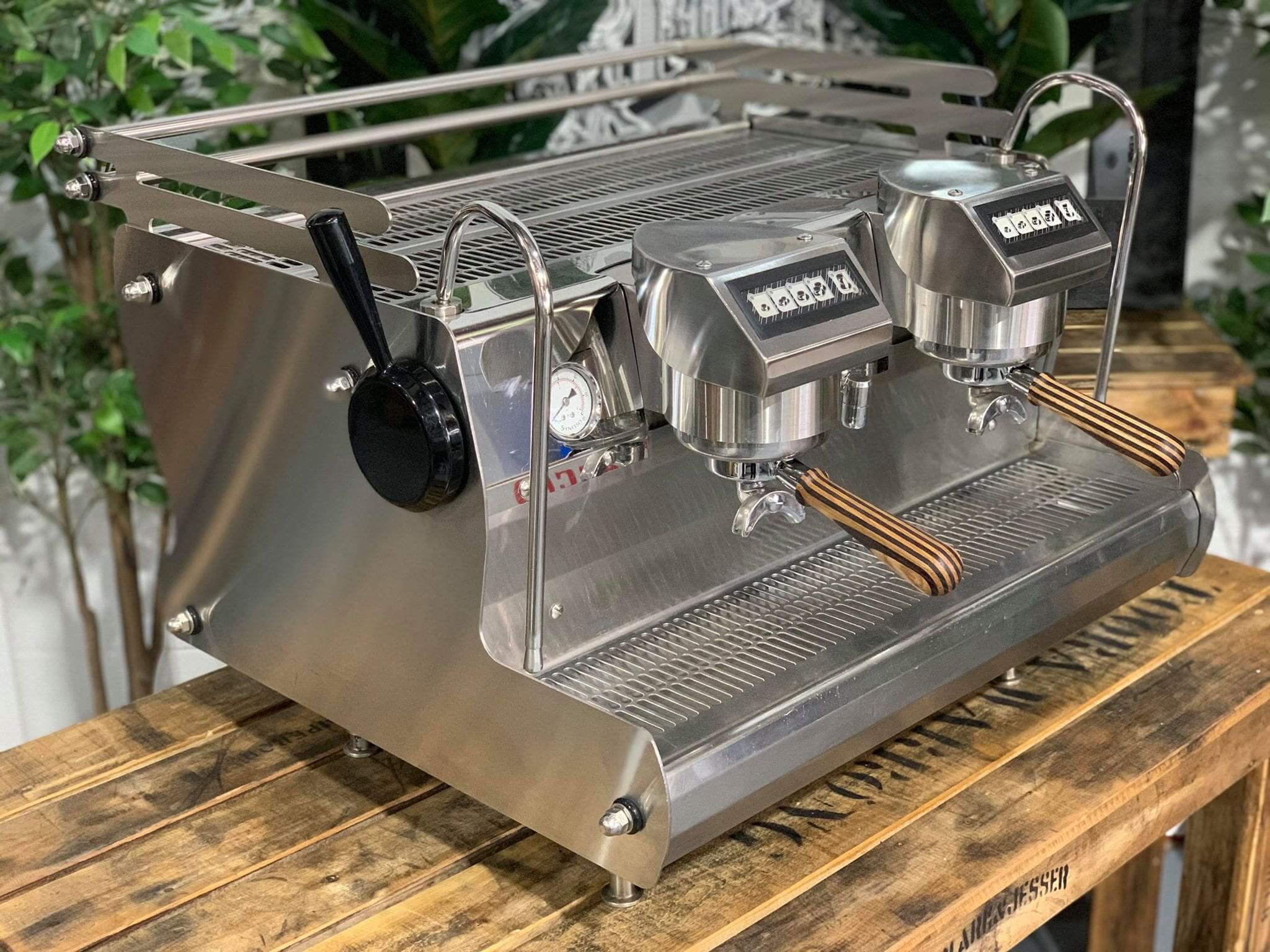 Synesso Sabre 2 Group Stainless Steel with Timber - Used