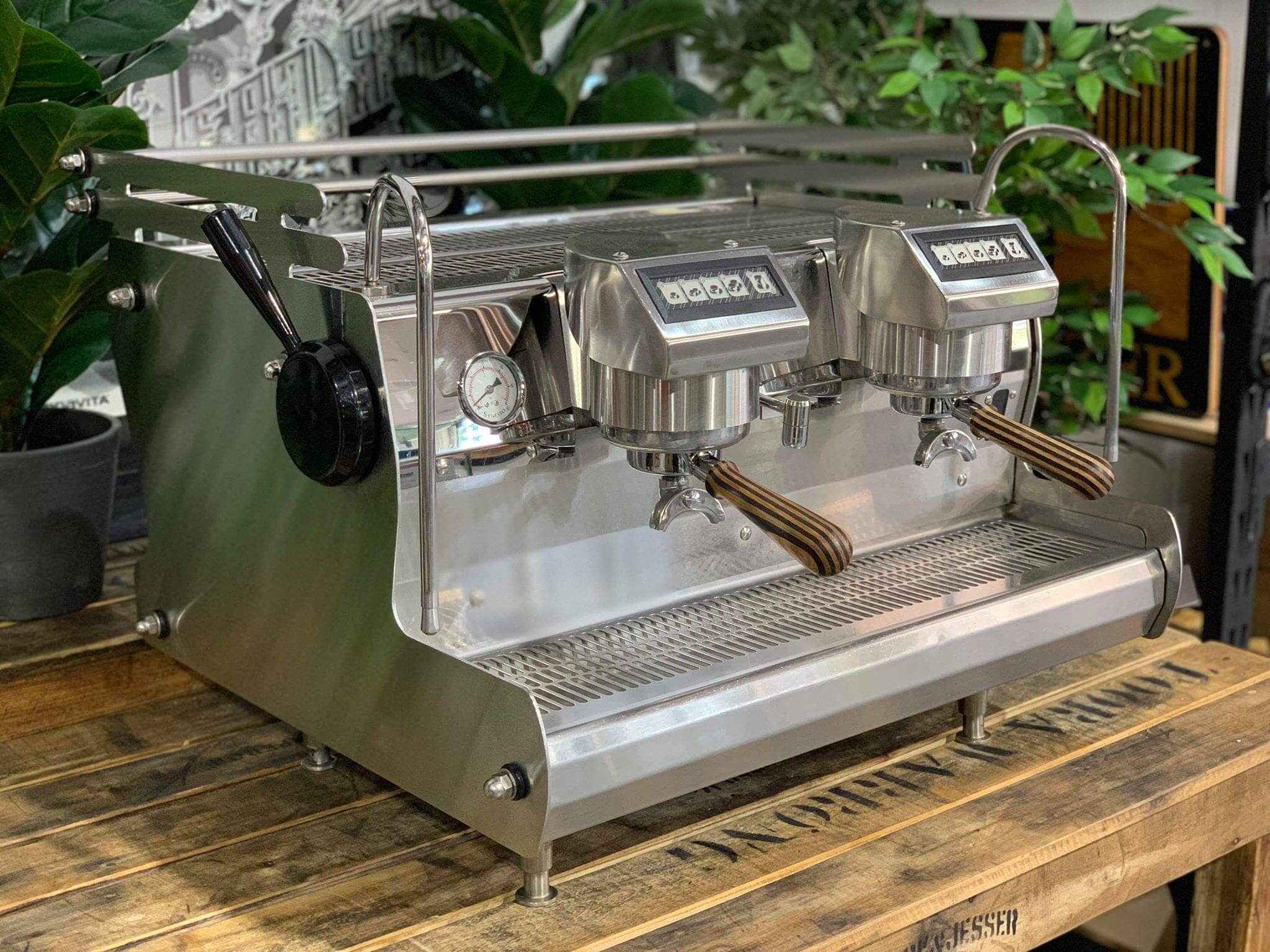 Synesso Sabre 2 Group Stainless Steel with Timber - Used