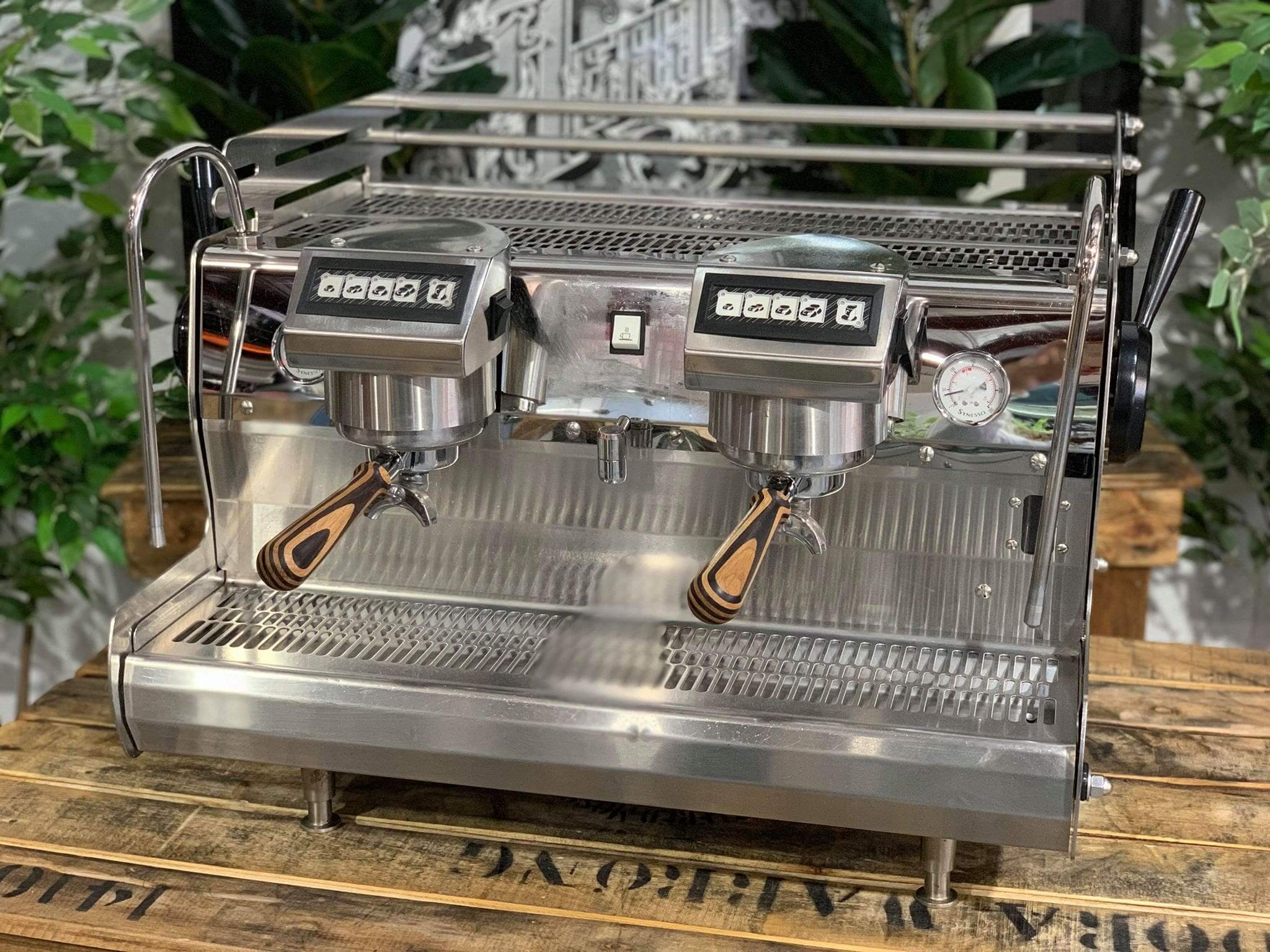 Synesso Sabre 2 Group Stainless Steel with Timber - Used