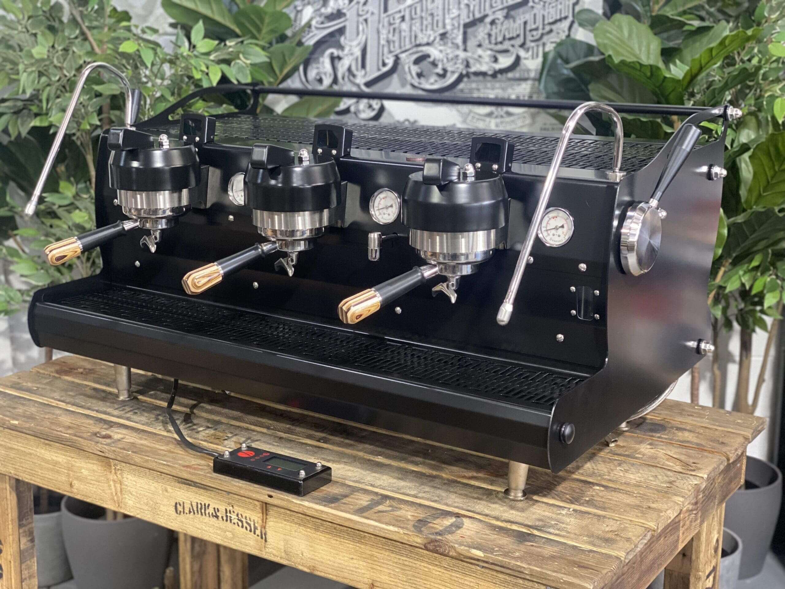 Synesso Sabre Black & Timber 3 Group Espresso Coffee Machine 1858 Princes Highway , Clayton VIC 3168 Coffee Machine WarehouseIMG_2884