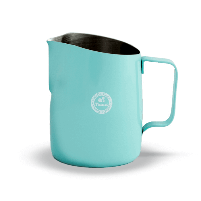 Tiamo Tapered Coloured Milk Jug Aqua