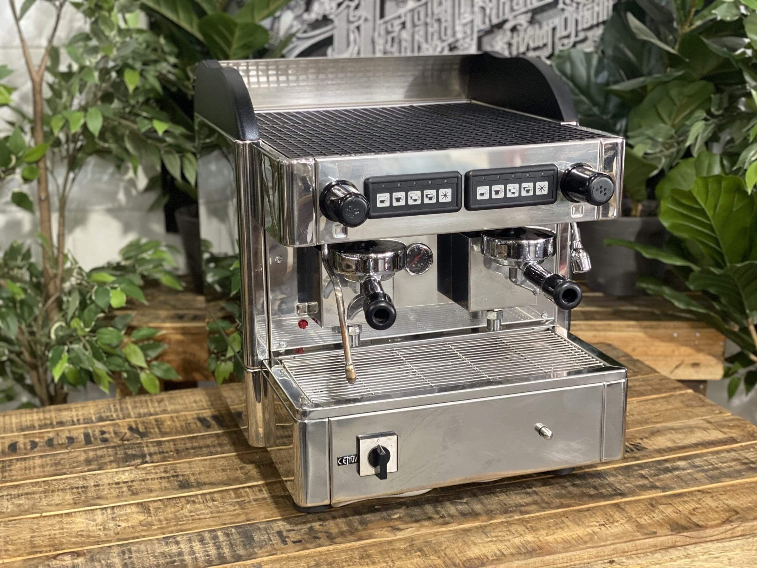 Technolampe-Compact-2-Group-Black-Stainless-Espresso-Coffee-Machine-1858-Princes-Highway-Clayton-VIC-3168-Coffee-Machine-Warehouse