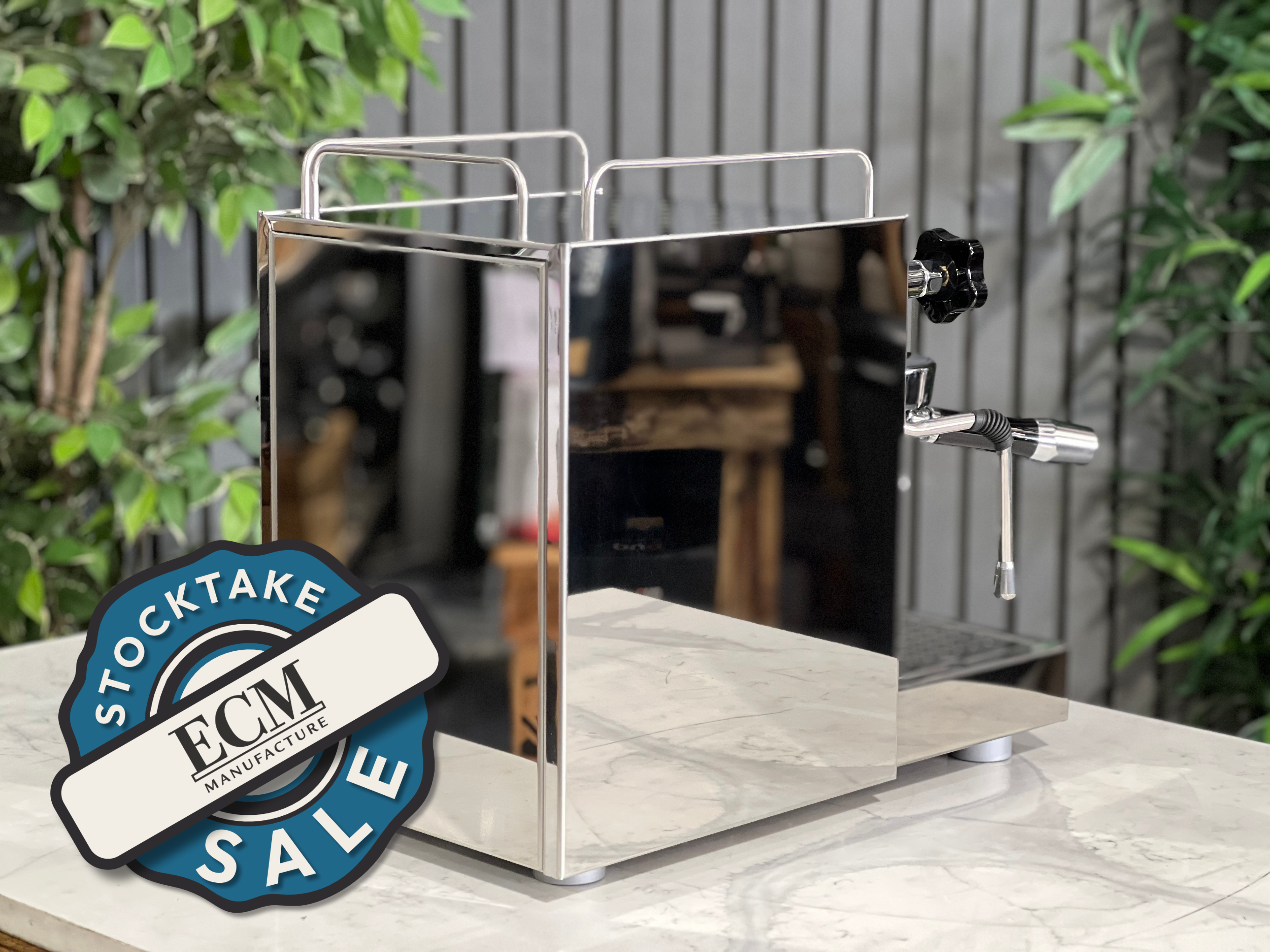 ECM Mechanika VI Slim PID 1 Group Coffee Machine Stainless - New