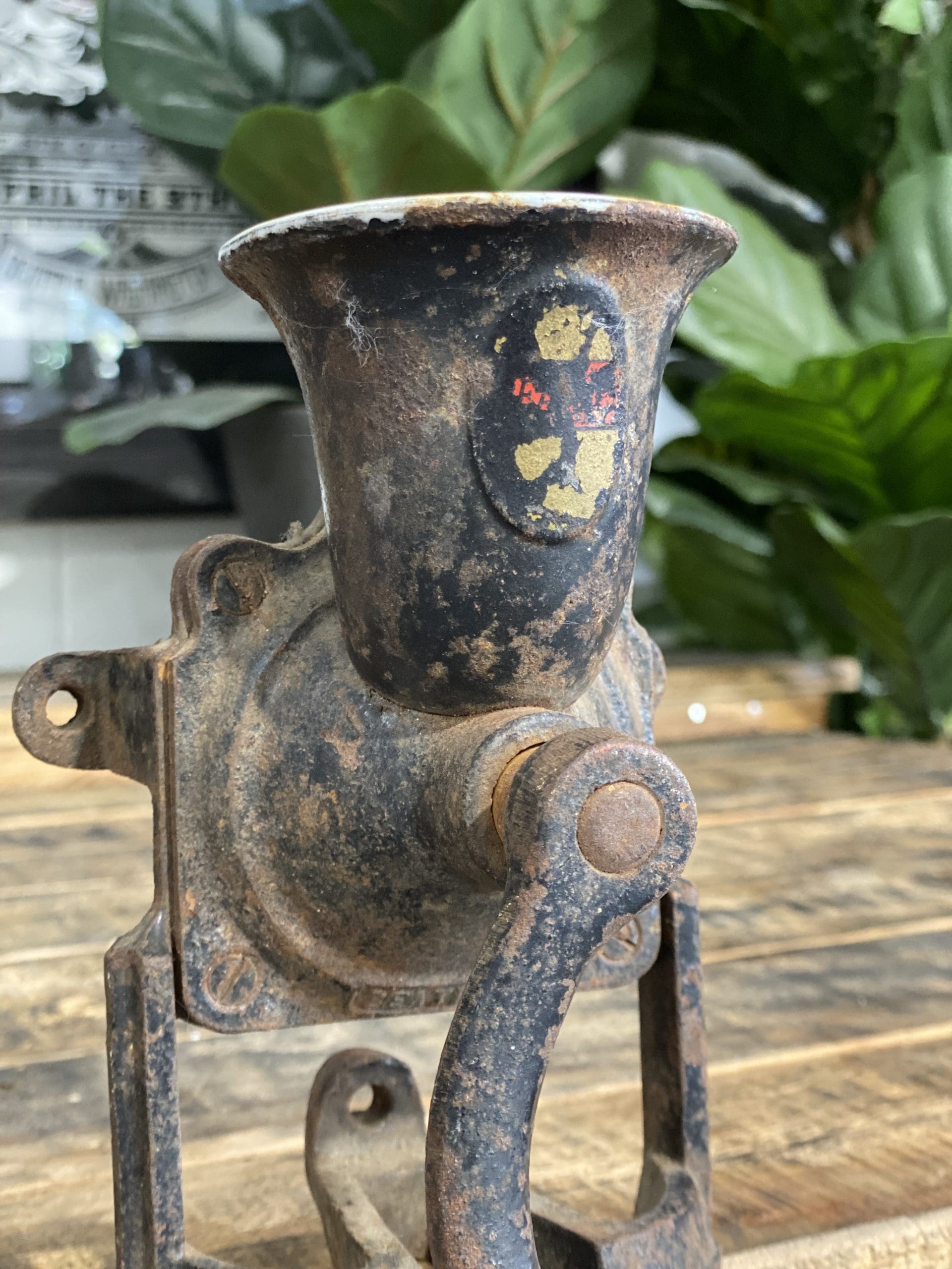 #24 1900’s Beatrice Bench Top Hand Coffee Grinder