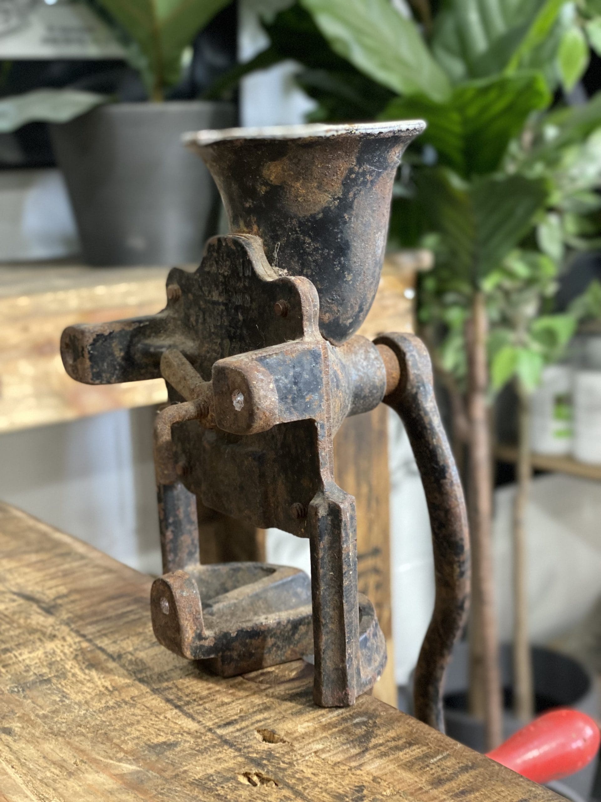 #24 1900’s Beatrice Bench Top Hand Coffee Grinder