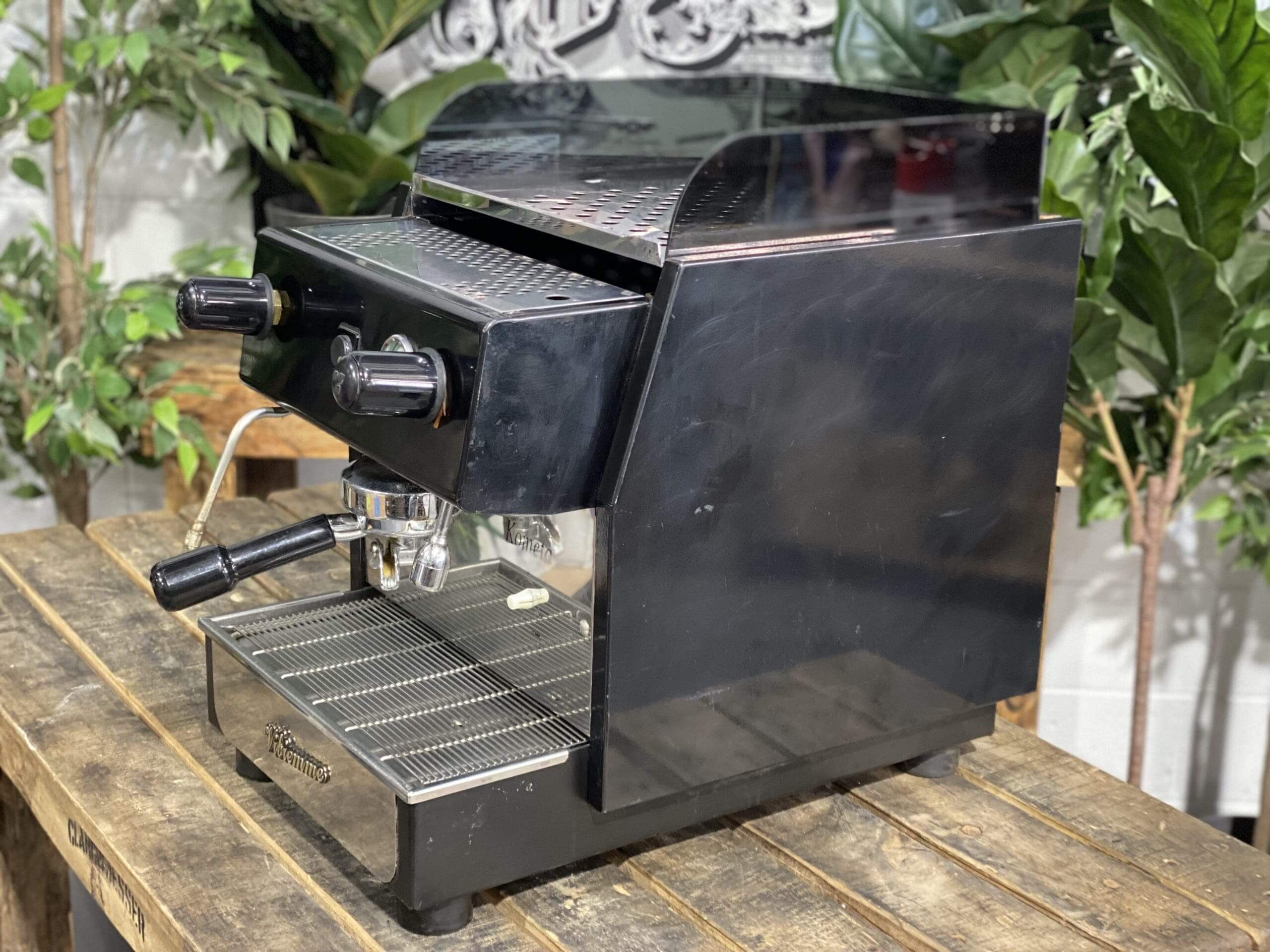 Vibiemme Kometa  Semi Automatic 1 Group Black Espresso Coffee Machine - Used