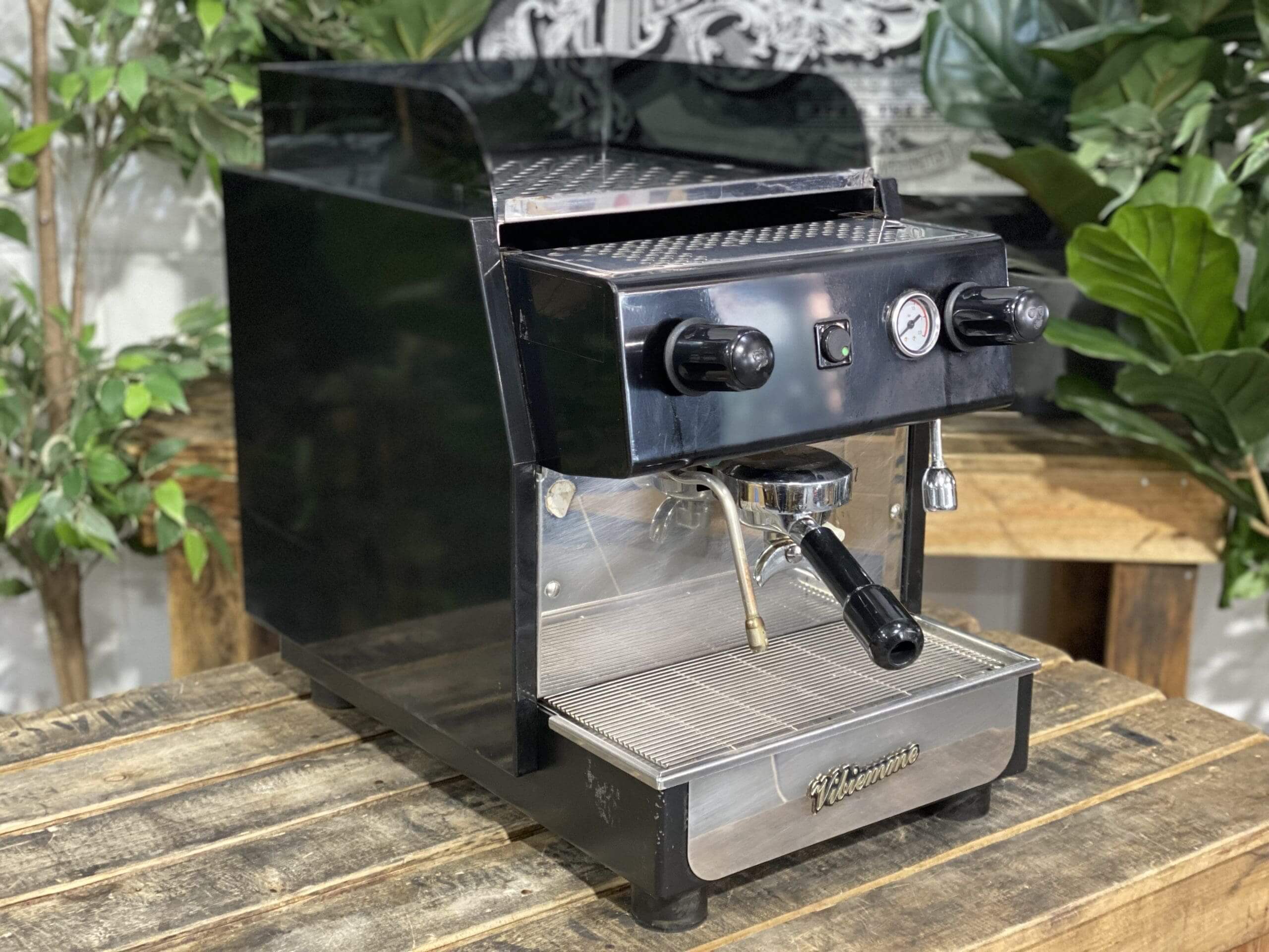 Vibiemme Kometa Semi Automatic 1 Group Black Espresso Coffee Machine - Used