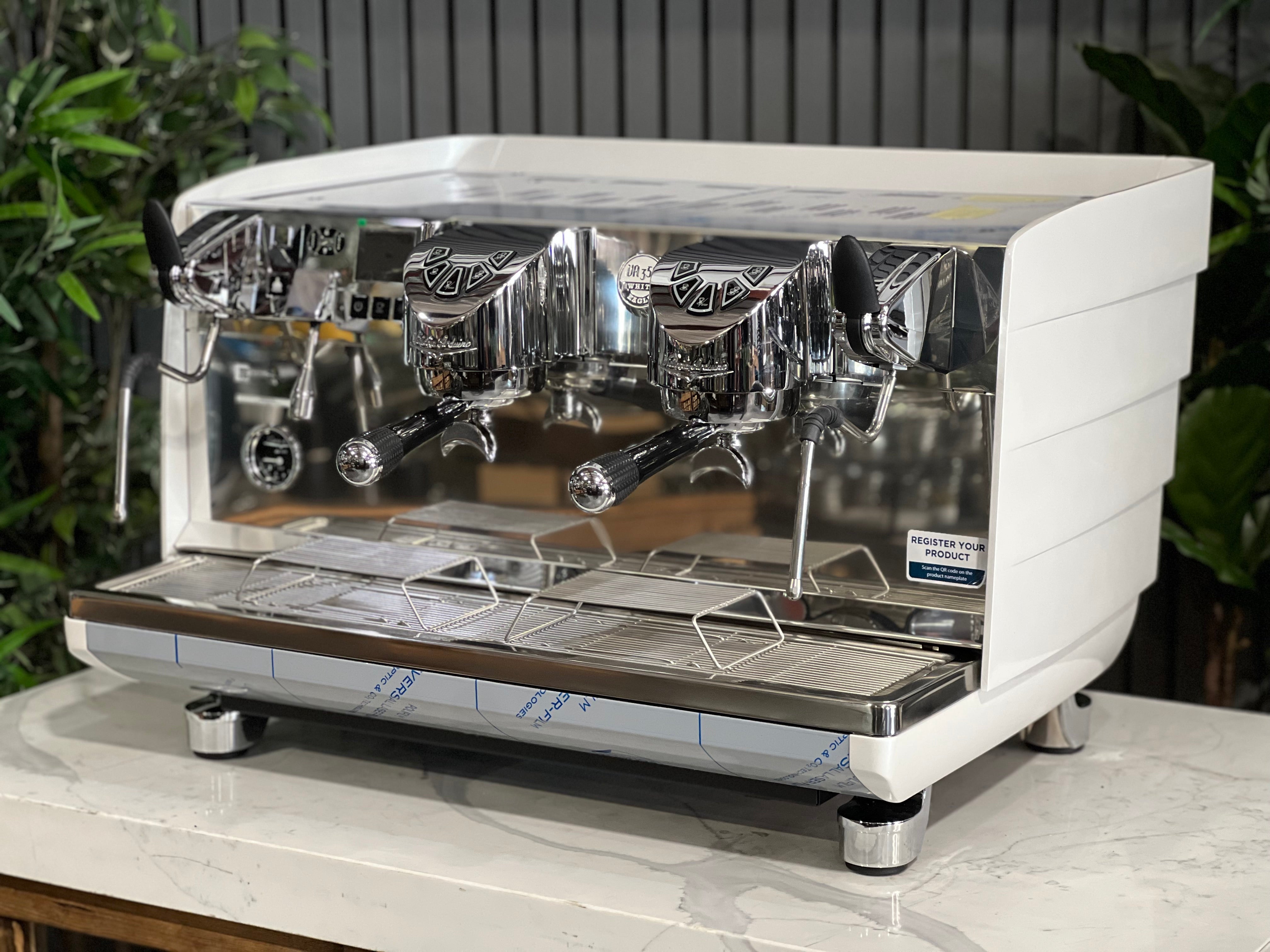 Victoria Arduino White Eagle Digit 2 Group Espresso Coffee Machine White & Stainless Brand New