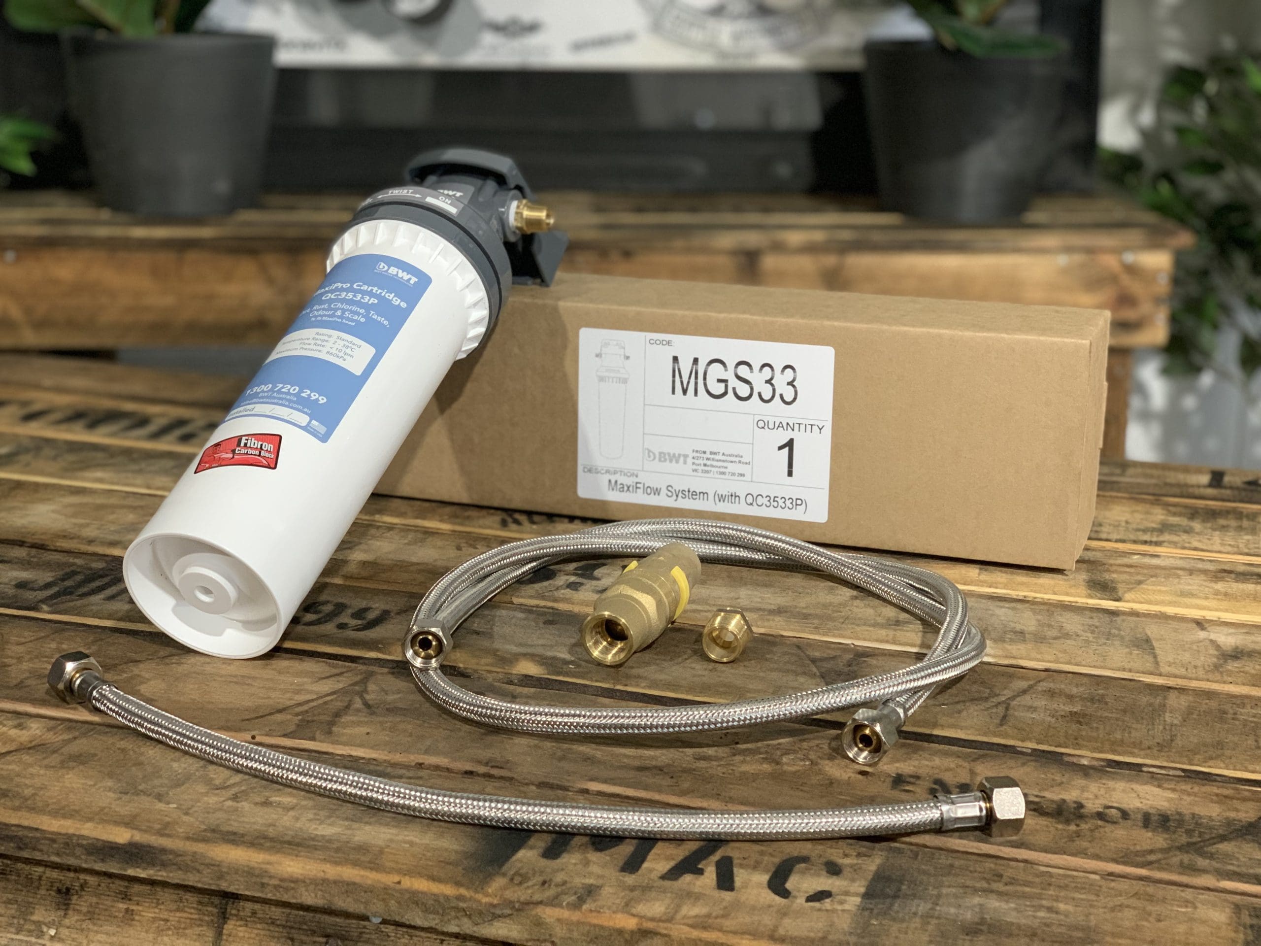 Plumbing Kit - Water Filter, Pressure Limiting Valve , Hoses & Fittings