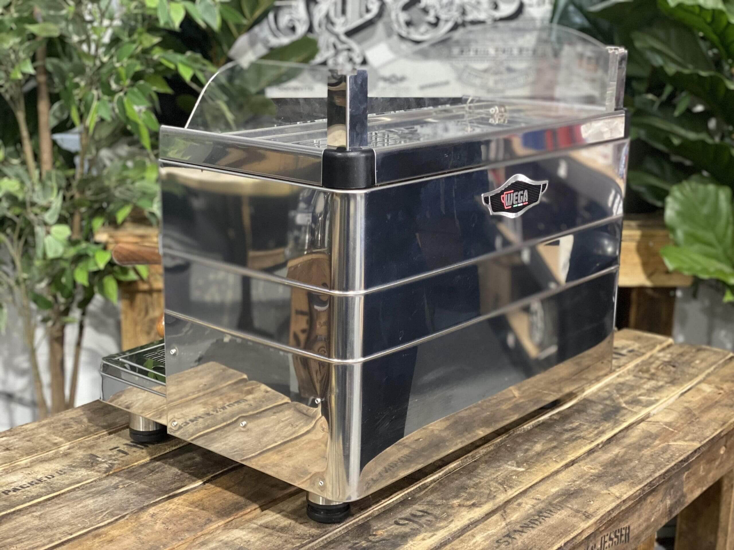 Wega Mini Nova Classic 2 Group Stainless & Timber - New