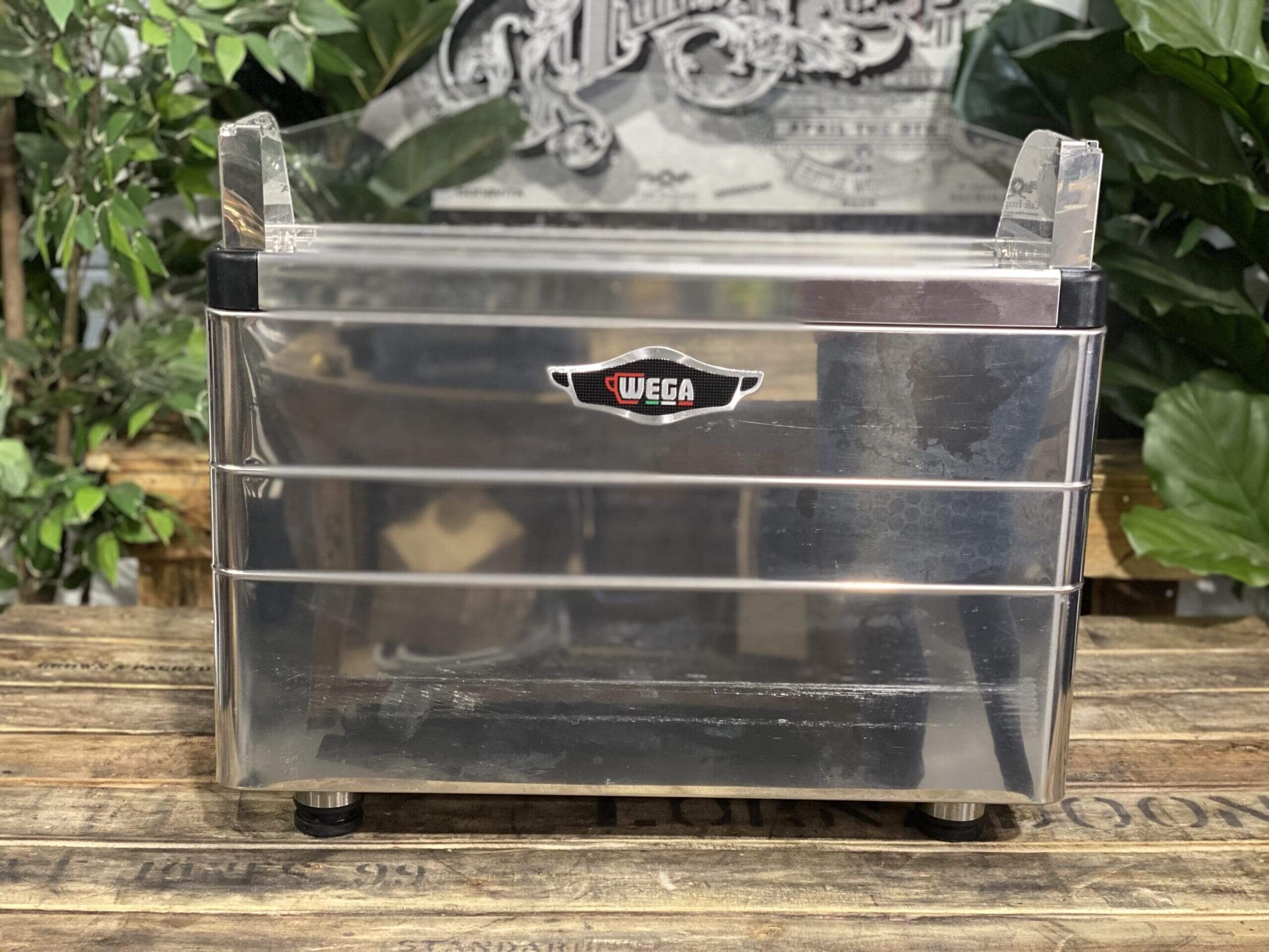 Wega Mini Nova Classic 2 Group Stainless & Timber - New