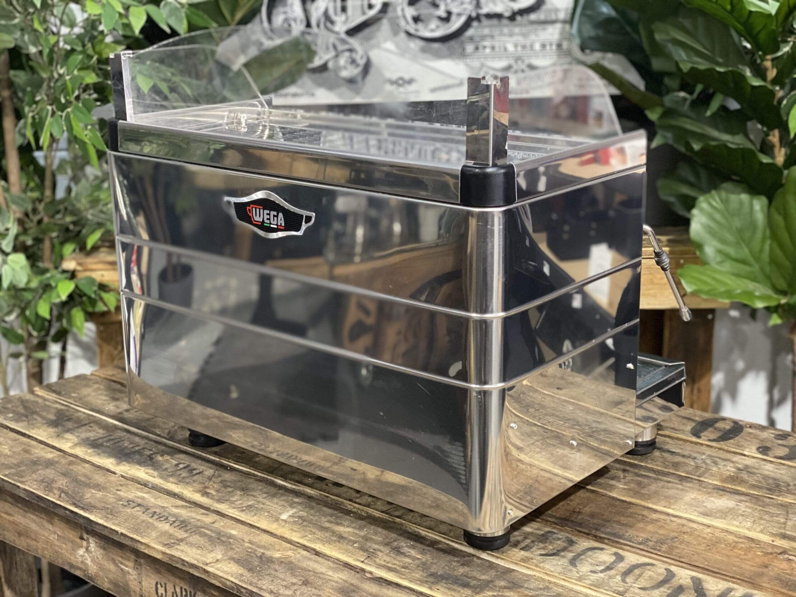 Wega Mini Nova Classic 2 Group Stainless & Timber - New