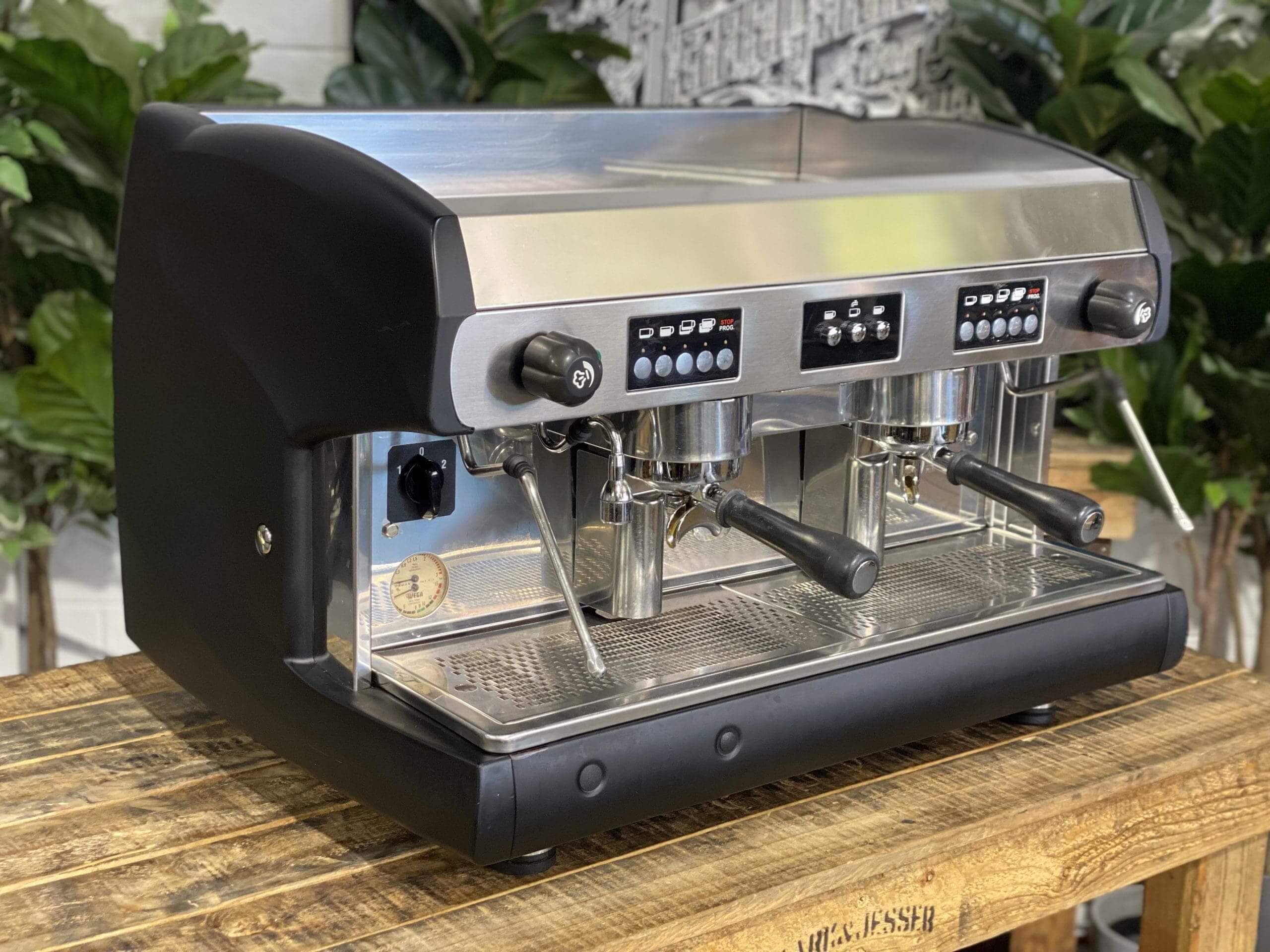 Wega Polaris 2 Group Matte Black Espresso Coffee Machine - Used