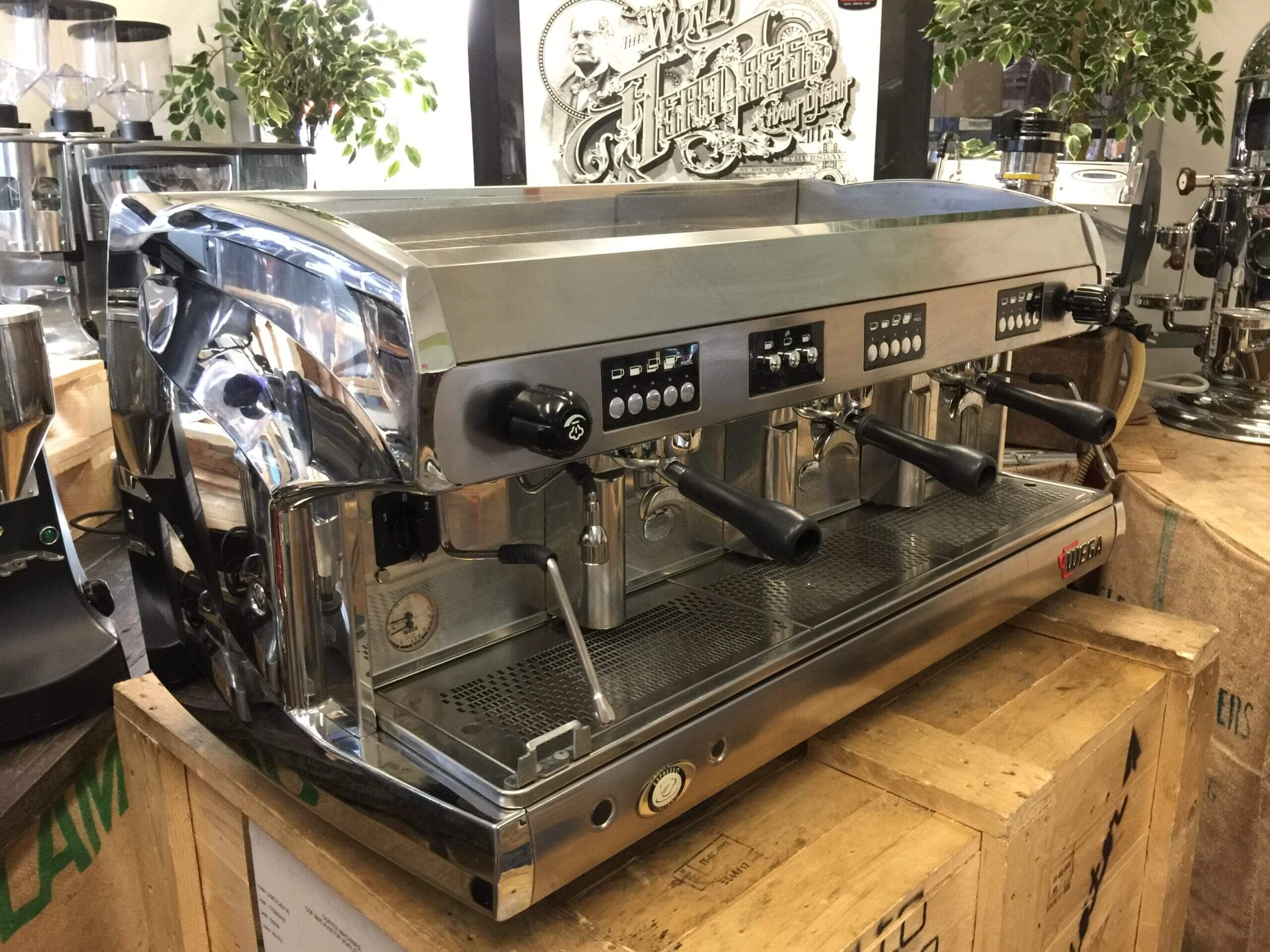 Wega Polaris 3 Group Coffee Machine Chrome - Used
