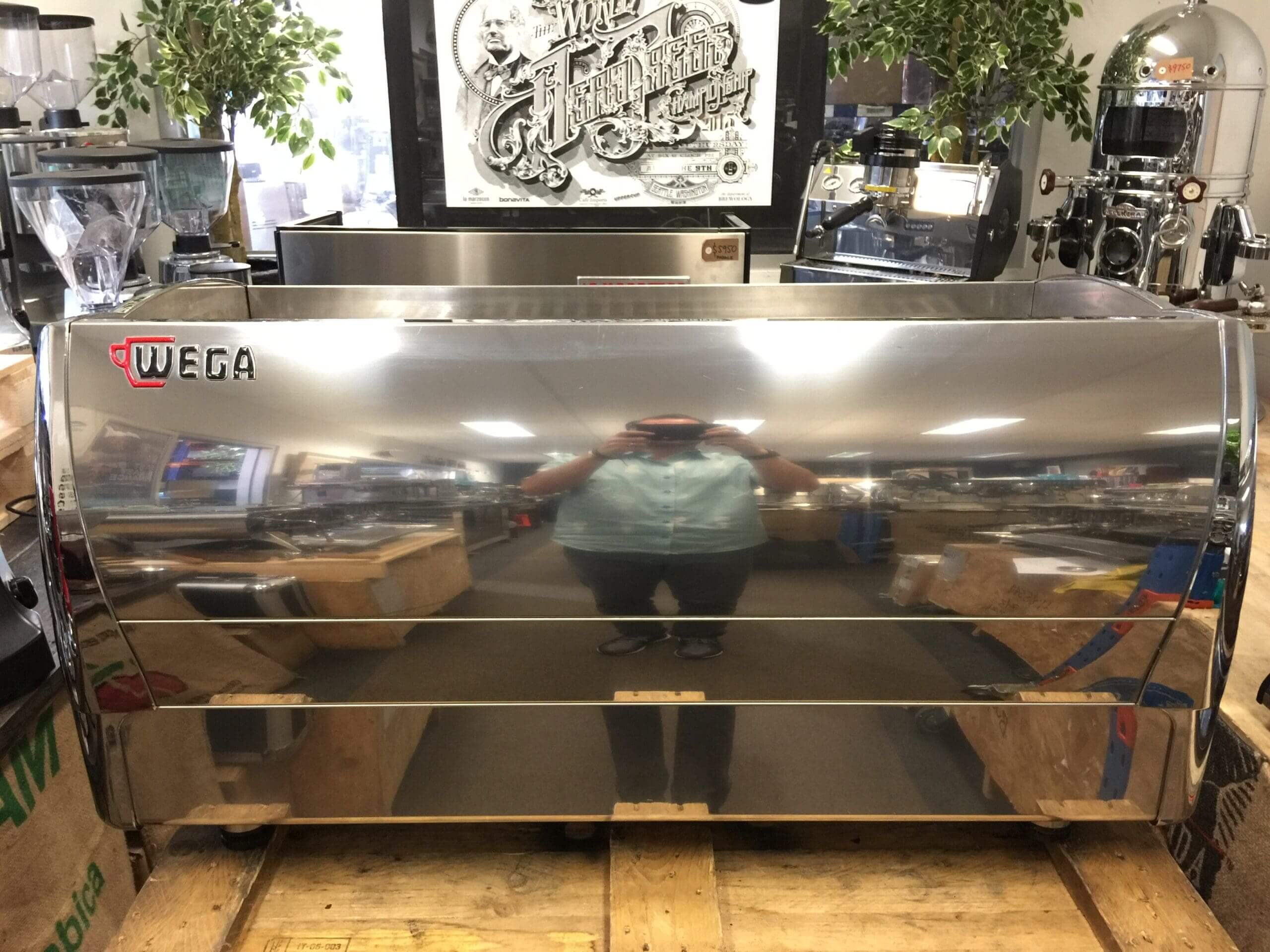 Wega Polaris 3 Group Coffee Machine Chrome - Used