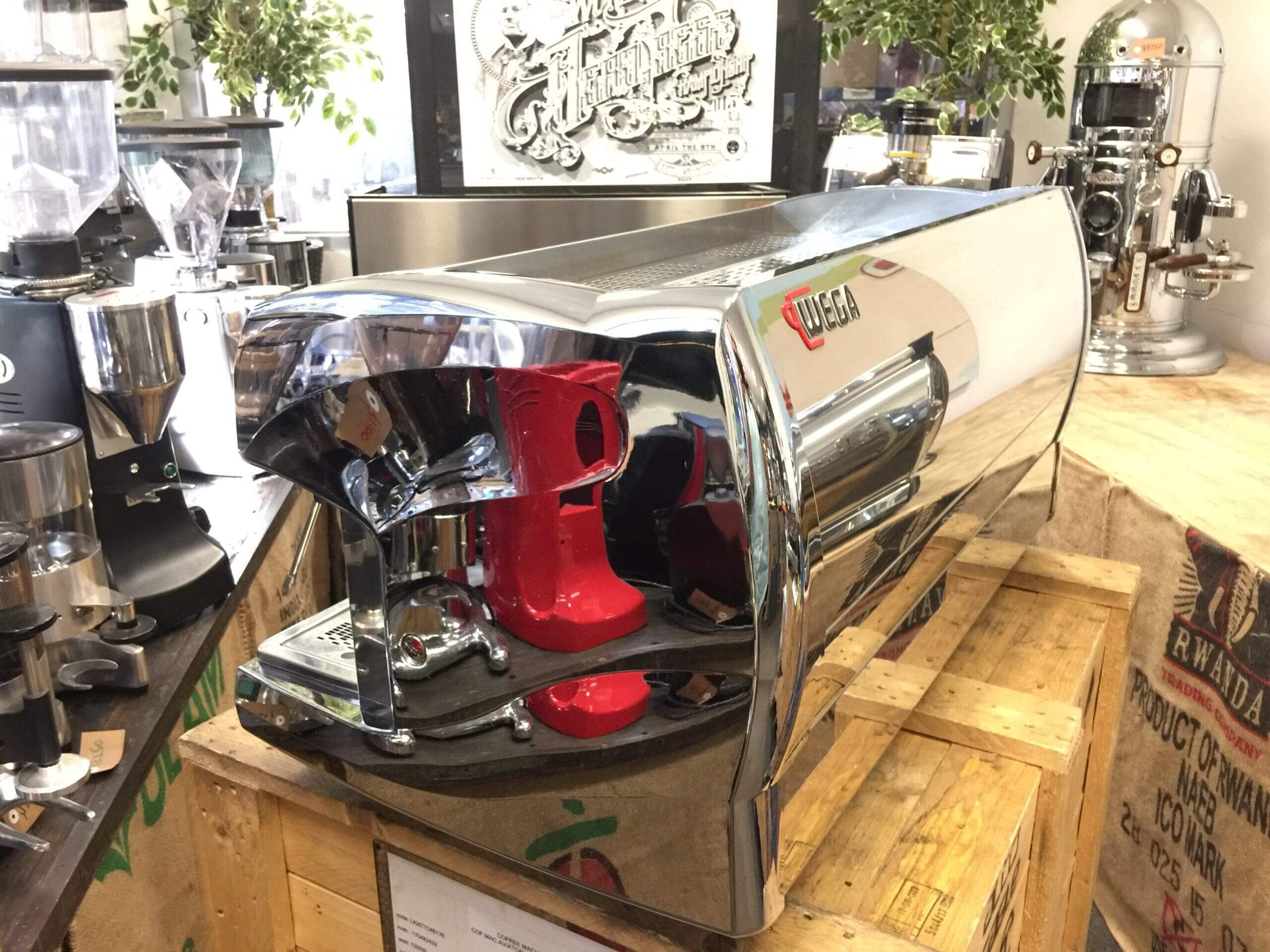 Wega Polaris 3 Group Coffee Machine Chrome - Used