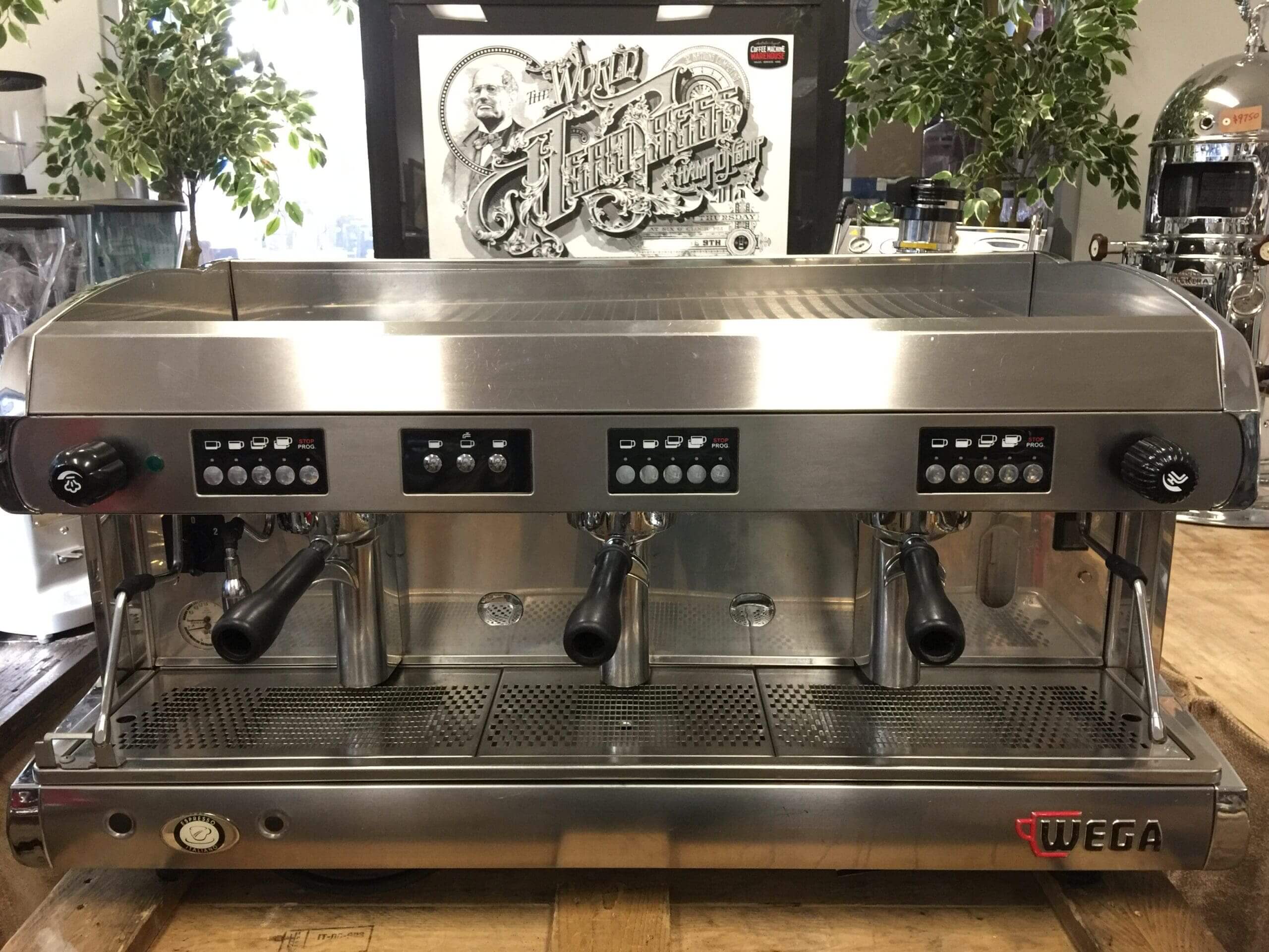 Wega Polaris 3 Group Coffee Machine Chrome - Used