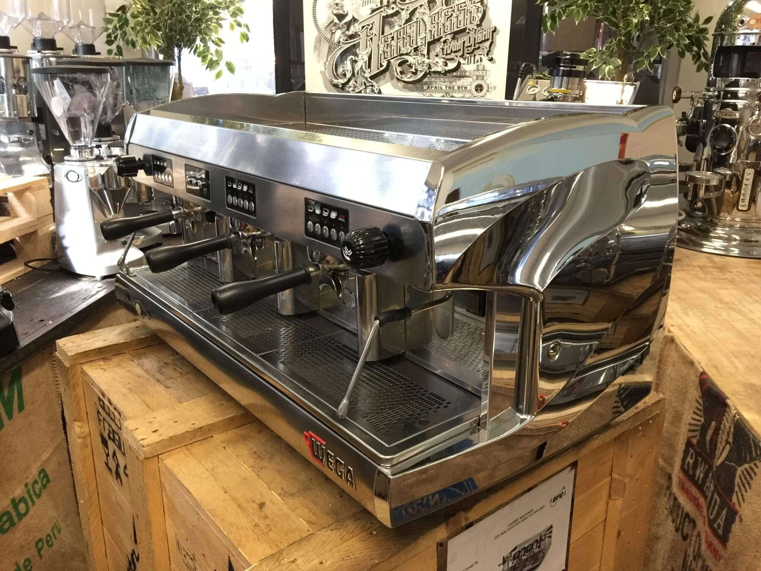 Wega Polaris 3 Group Coffee Machine Chrome - Used