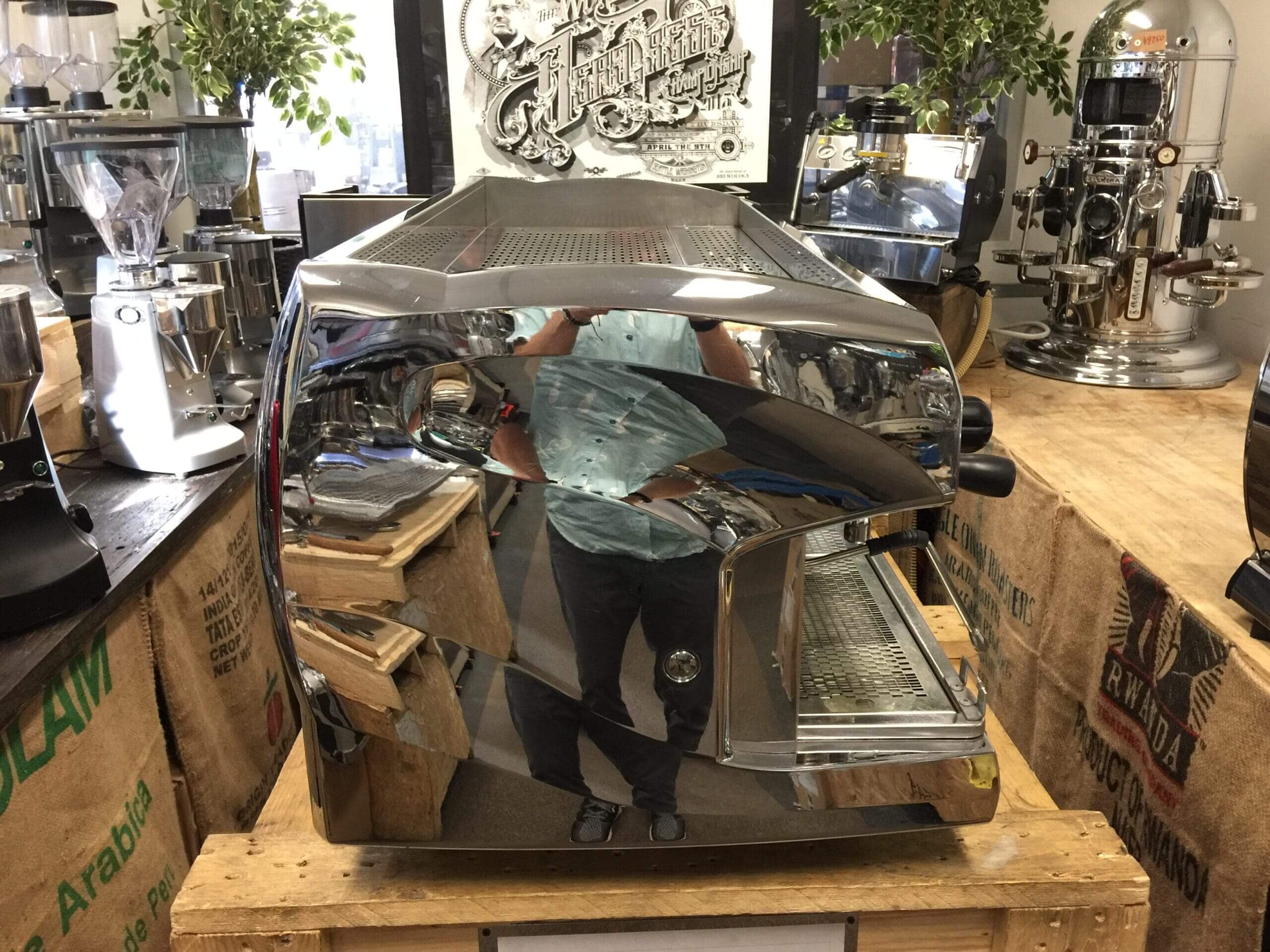 Wega Polaris 3 Group Coffee Machine Chrome - Used