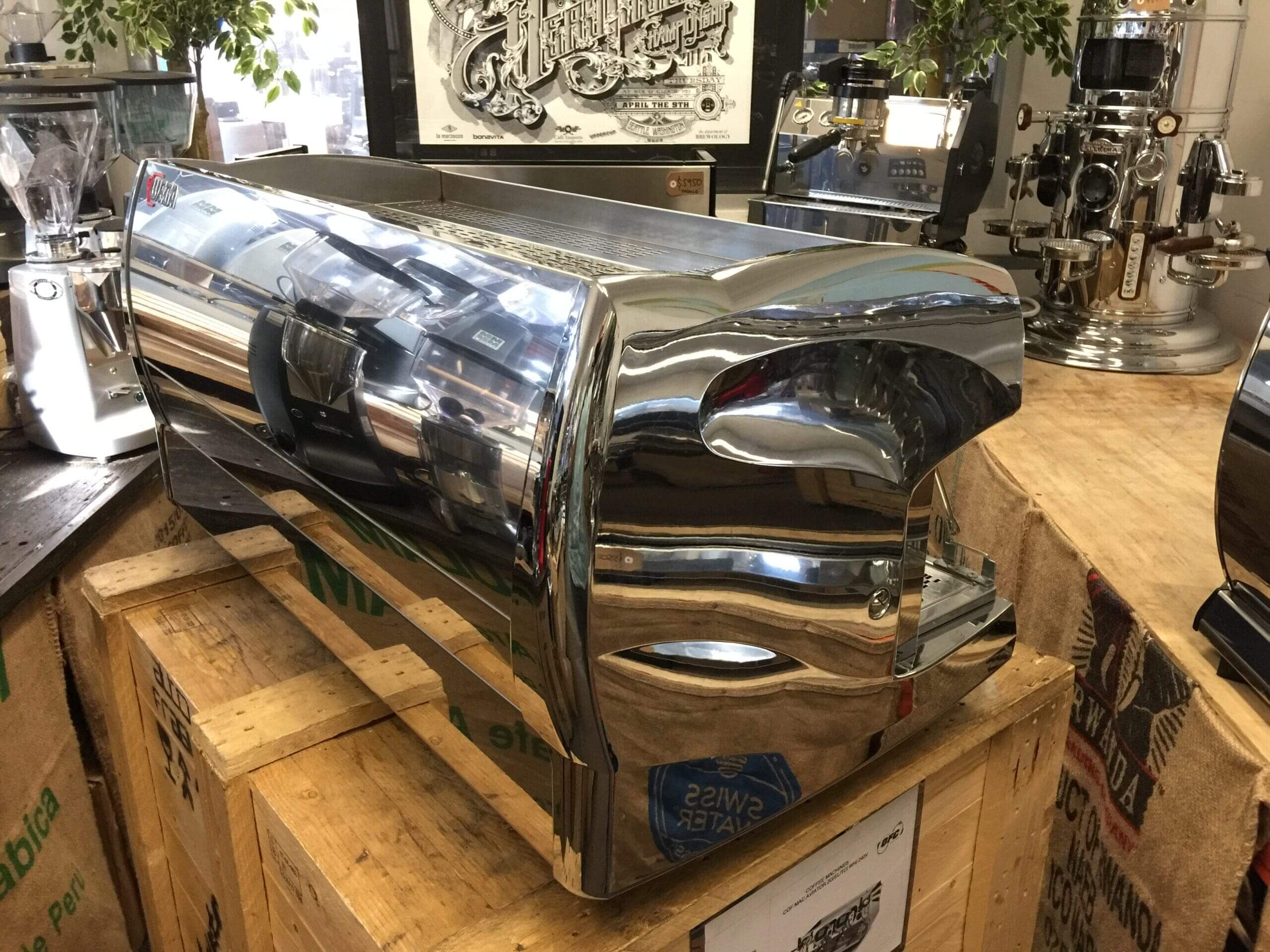 Wega Polaris 3 Group Coffee Machine Chrome - Used