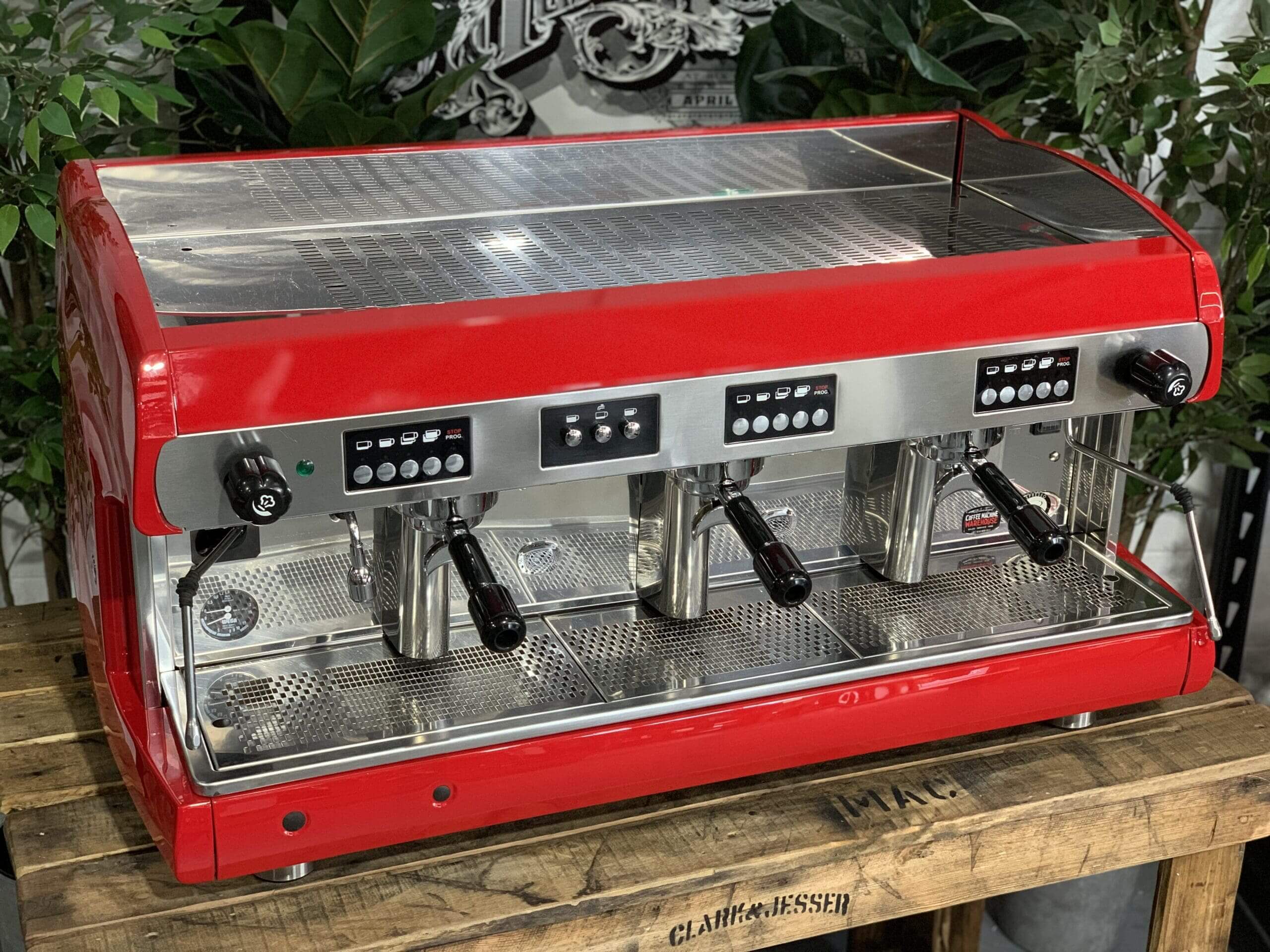 Wega Polaris 3 Group Coffee Machine High Cup Red - Used