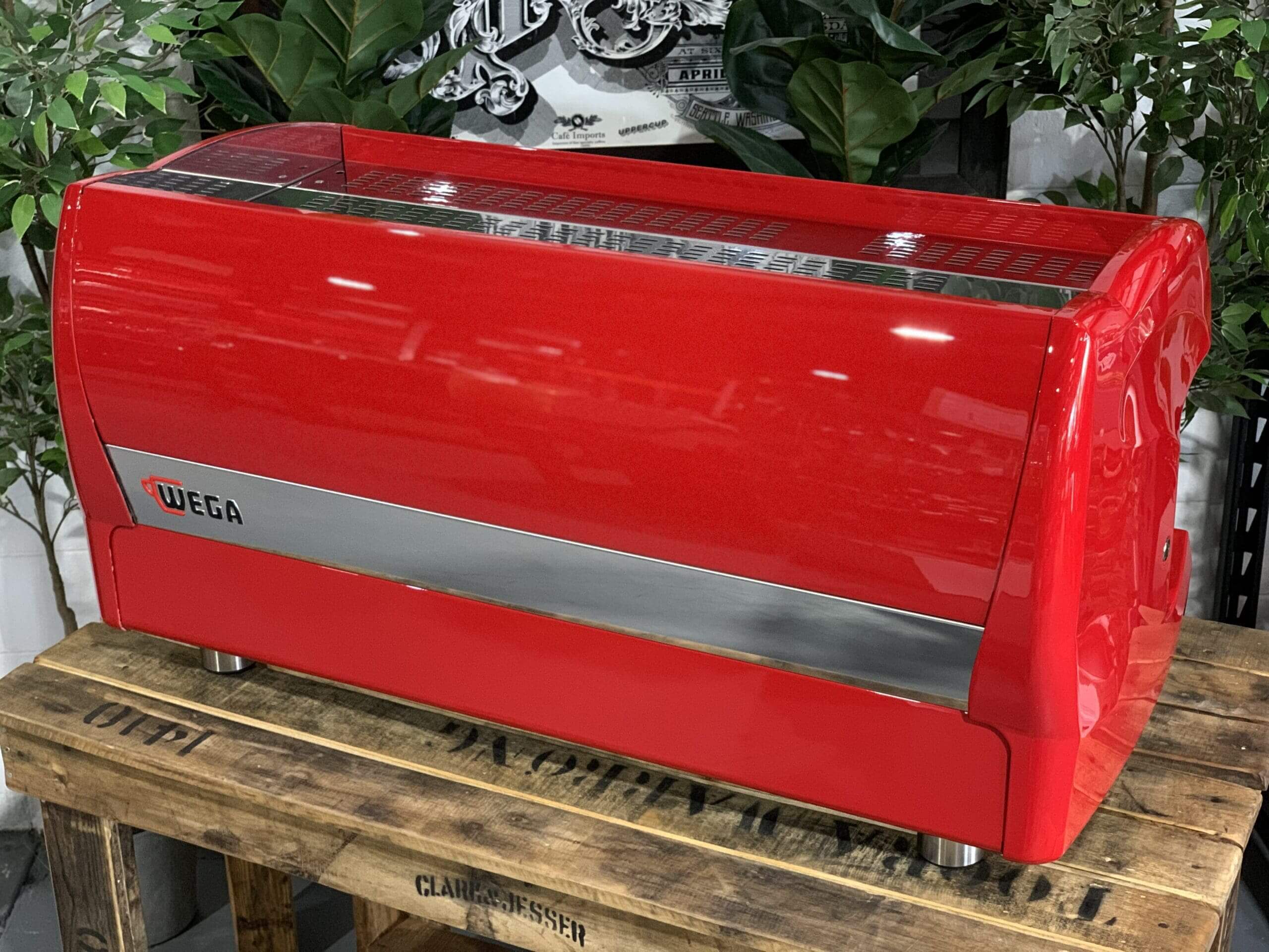 Wega Polaris 3 Group Coffee Machine High Cup Red - Used