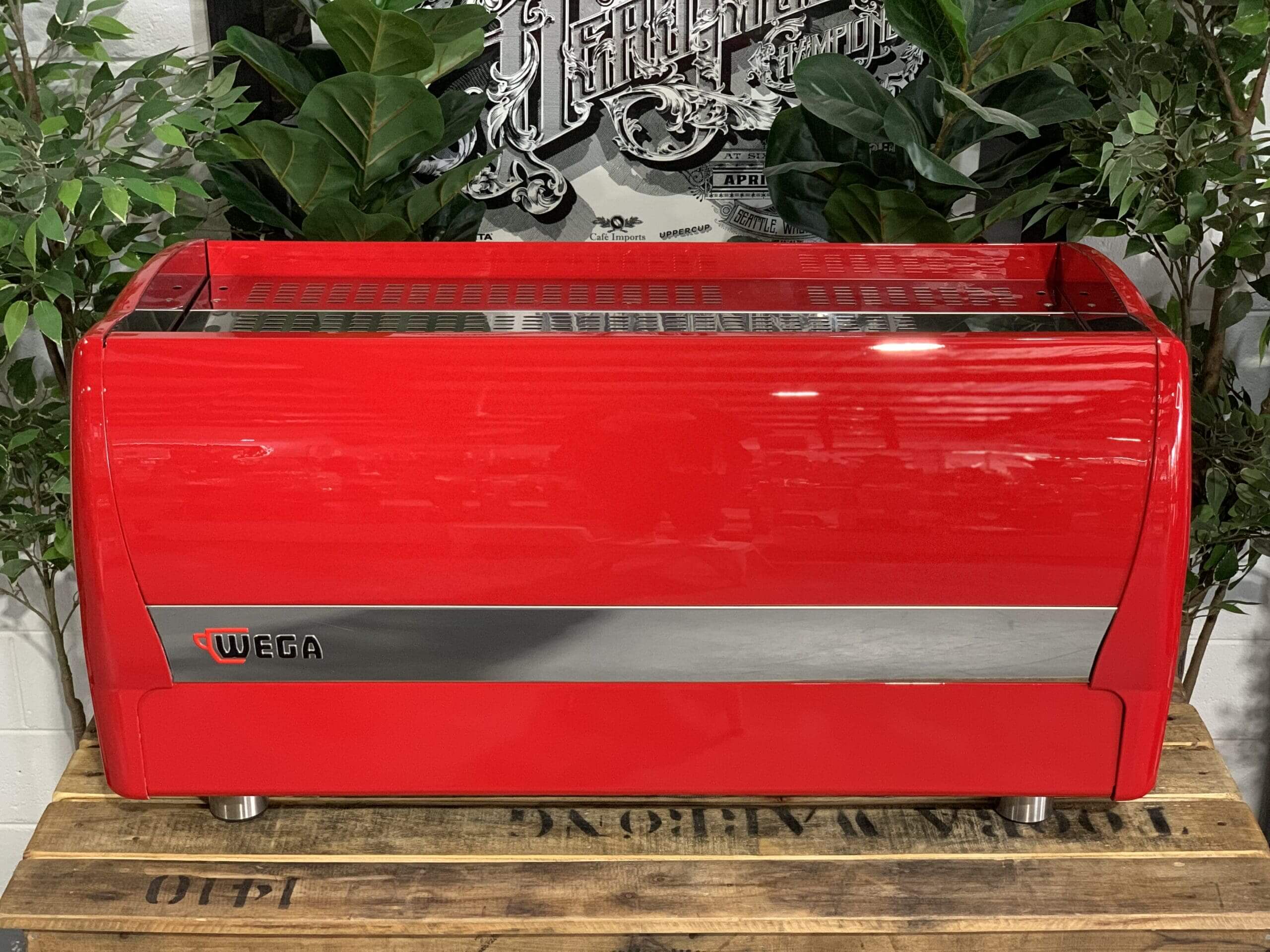 Wega Polaris 3 Group Coffee Machine High Cup Red - Used