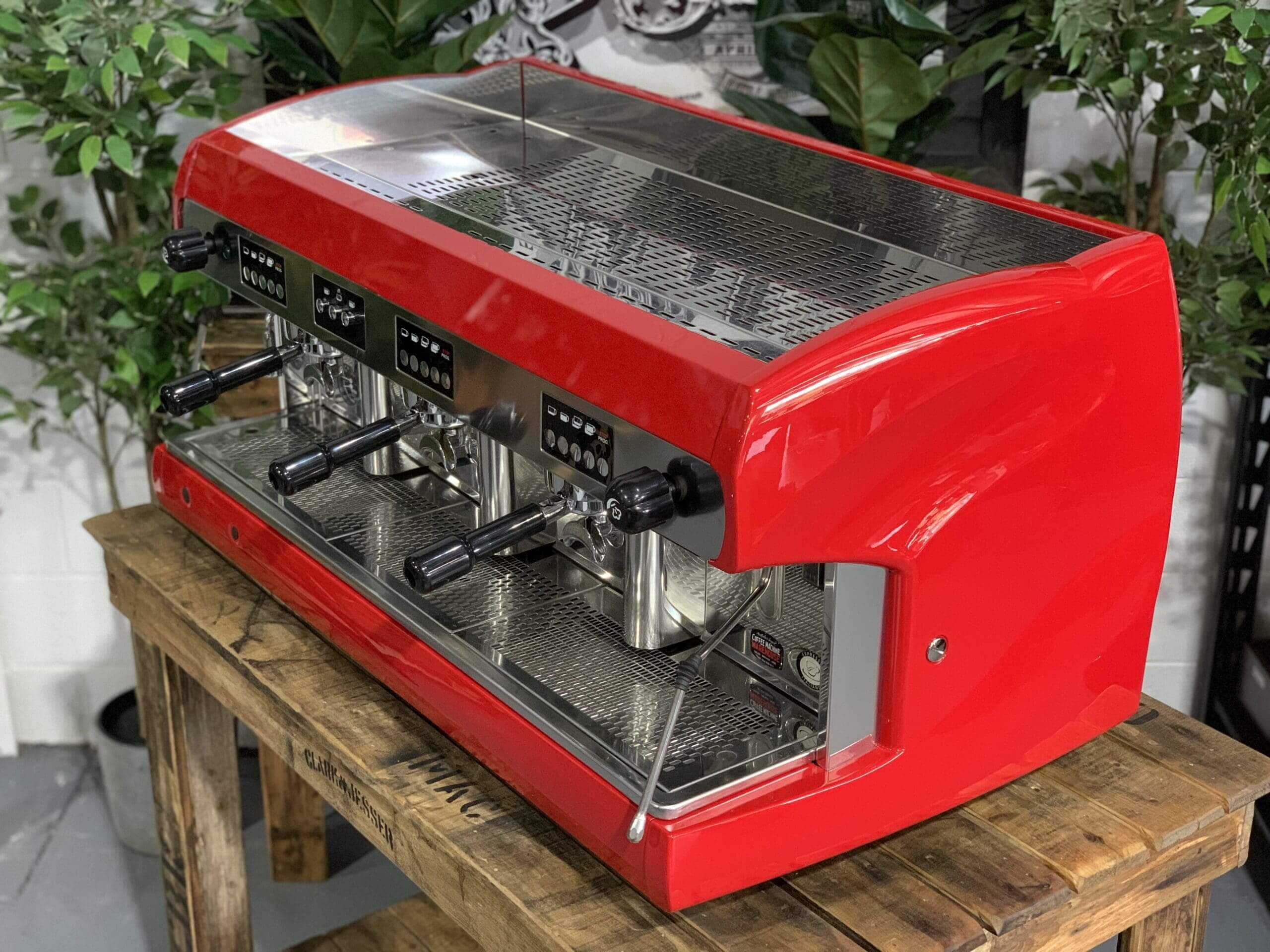 Wega Polaris 3 Group Coffee Machine High Cup Red - Used