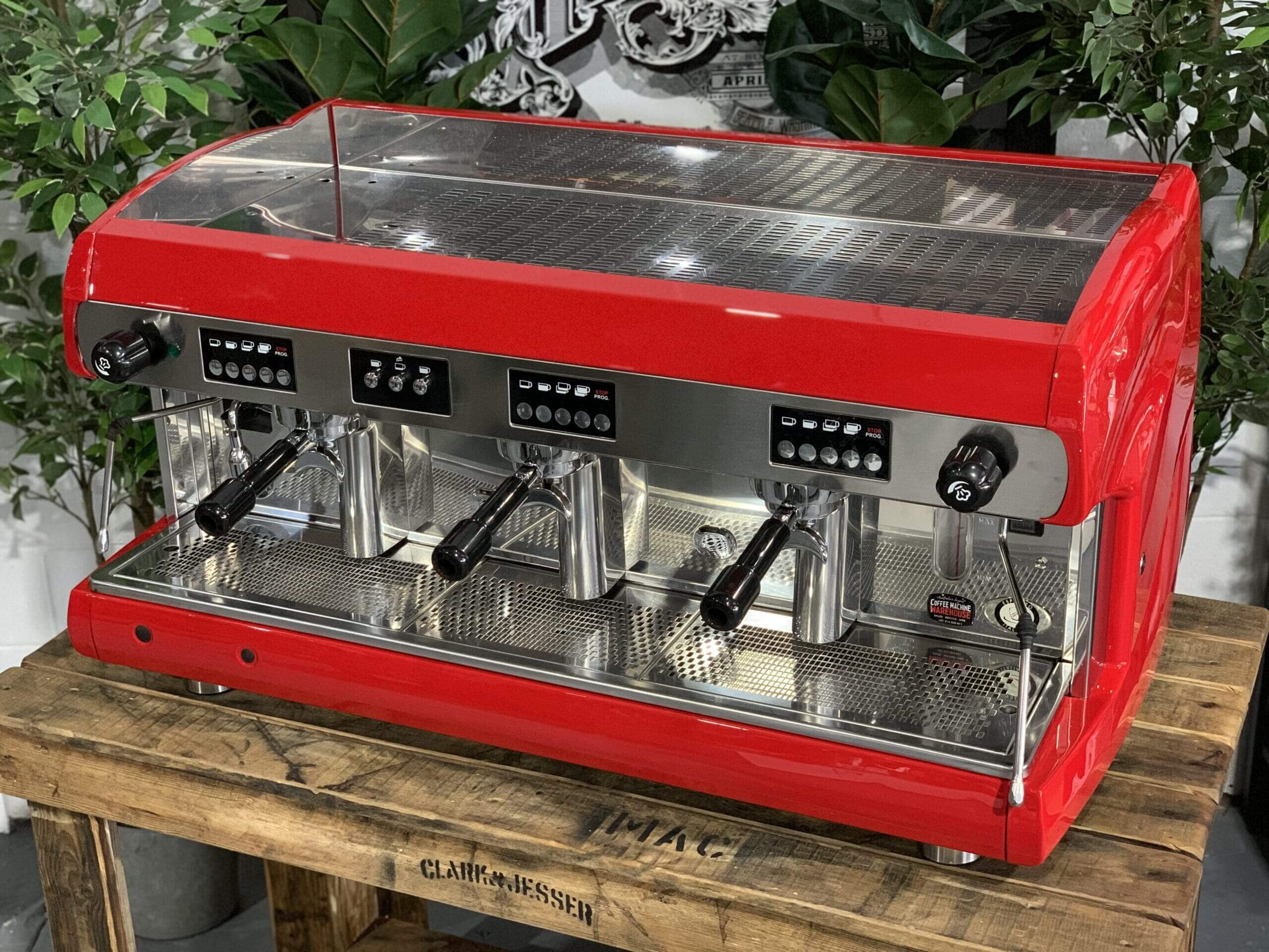 Wega Polaris 3 Group Coffee Machine High Cup Red - Used