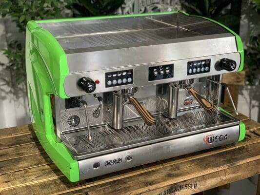 Wega Polaris 2 Group Lime Green, Timber Handles - Used