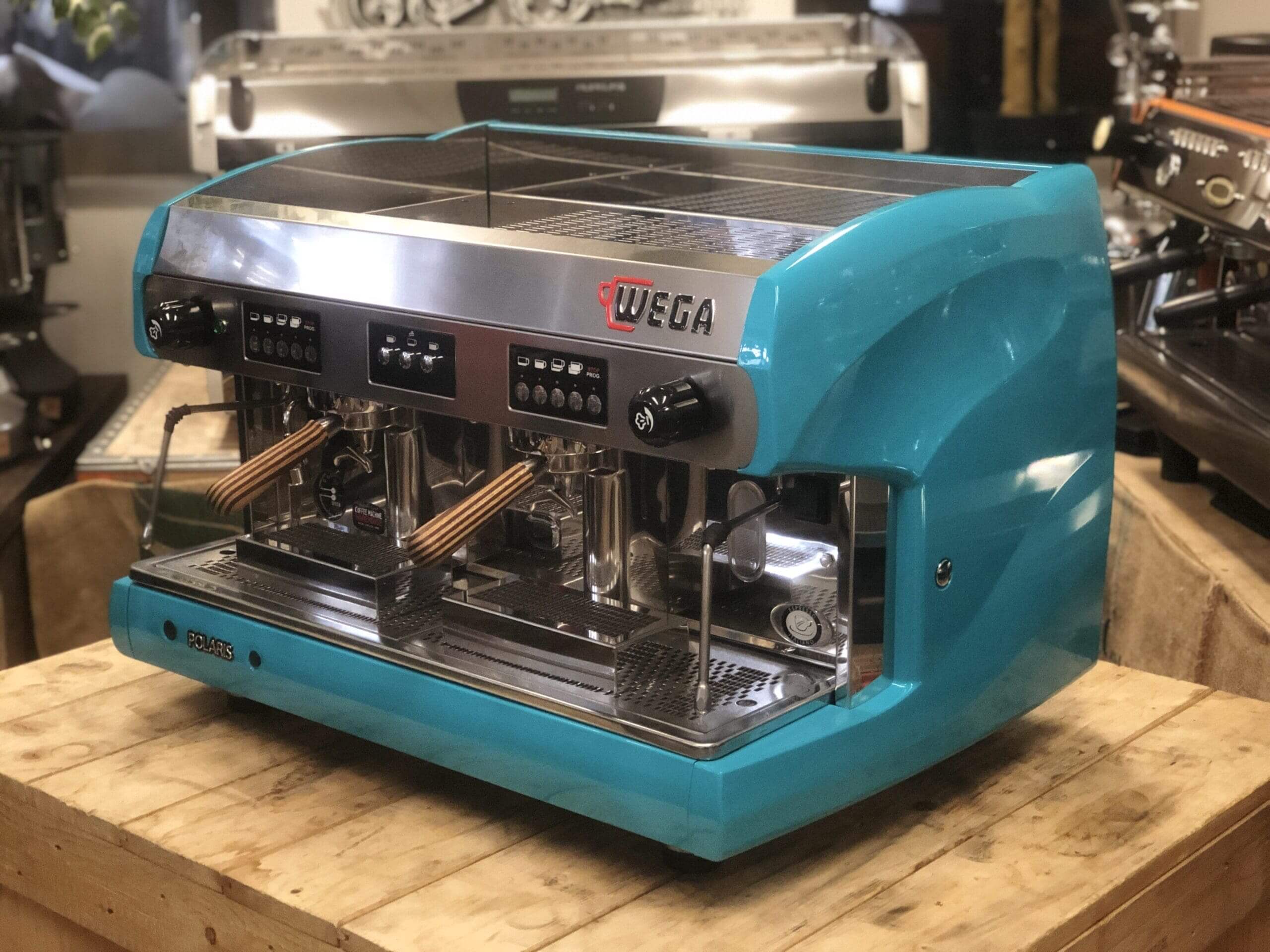Wega  Polaris Timber Handles 2 Group High Cup Blue - Used