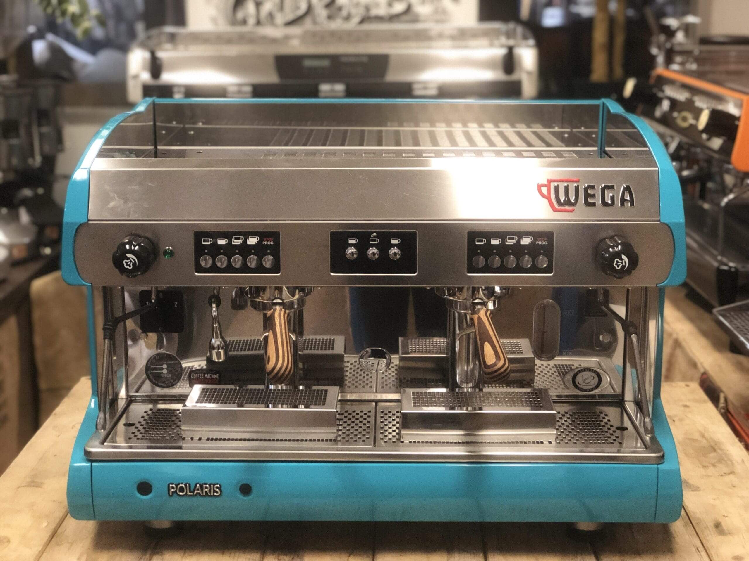Wega  Polaris Timber Handles 2 Group High Cup Blue - Used