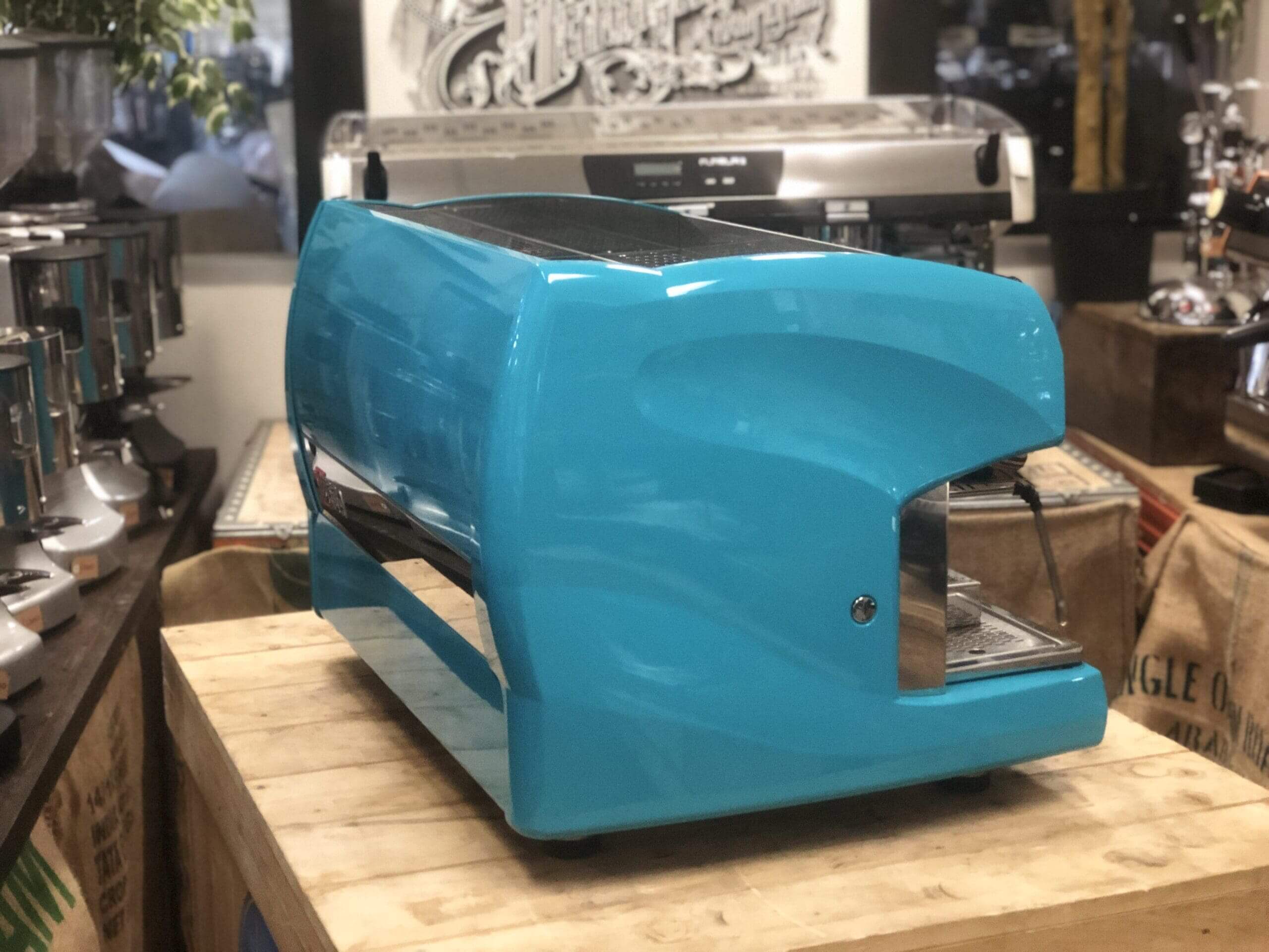 Wega  Polaris Timber Handles 2 Group High Cup Blue - Used