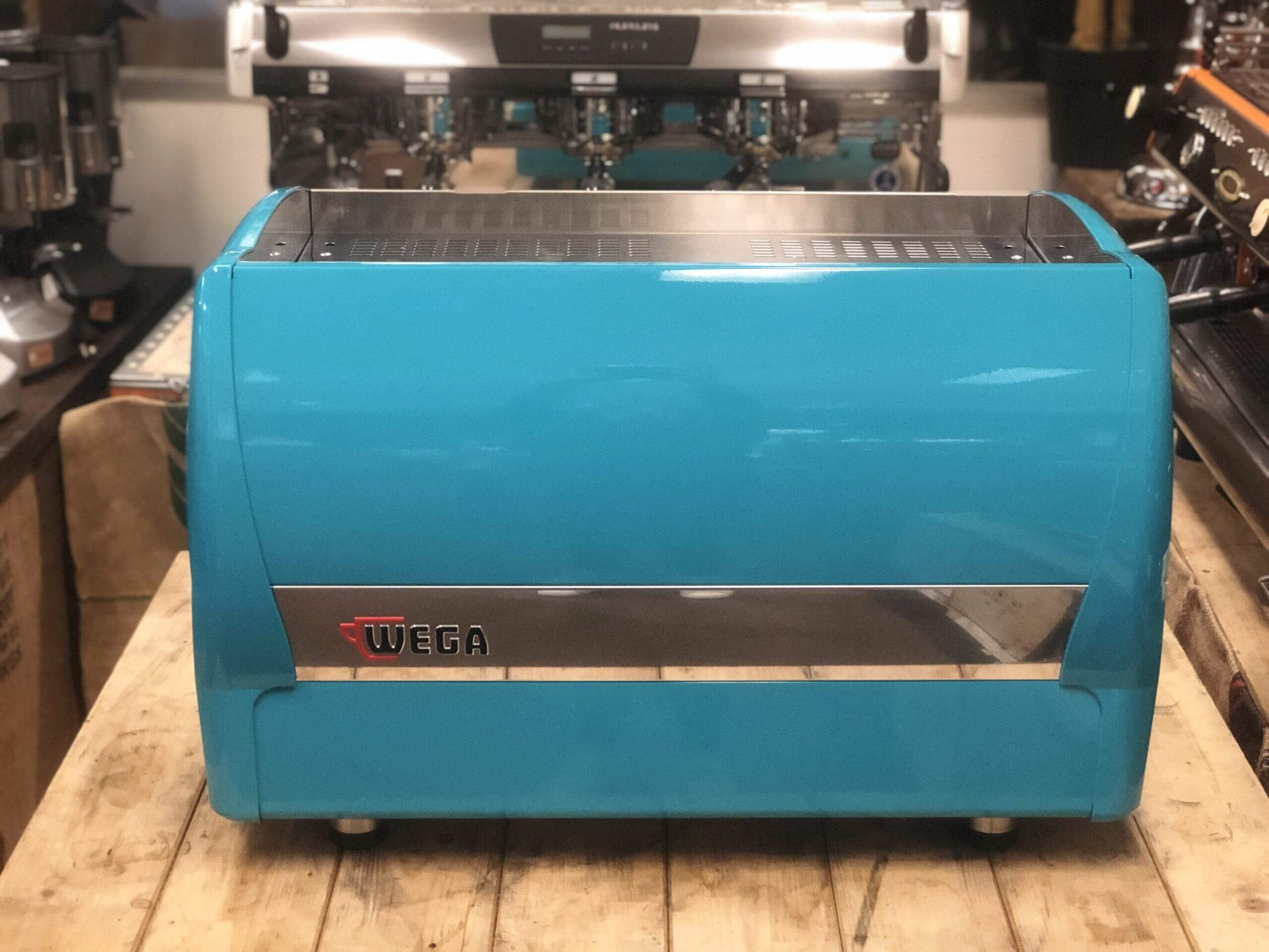 Wega  Polaris Timber Handles 2 Group High Cup Blue - Used