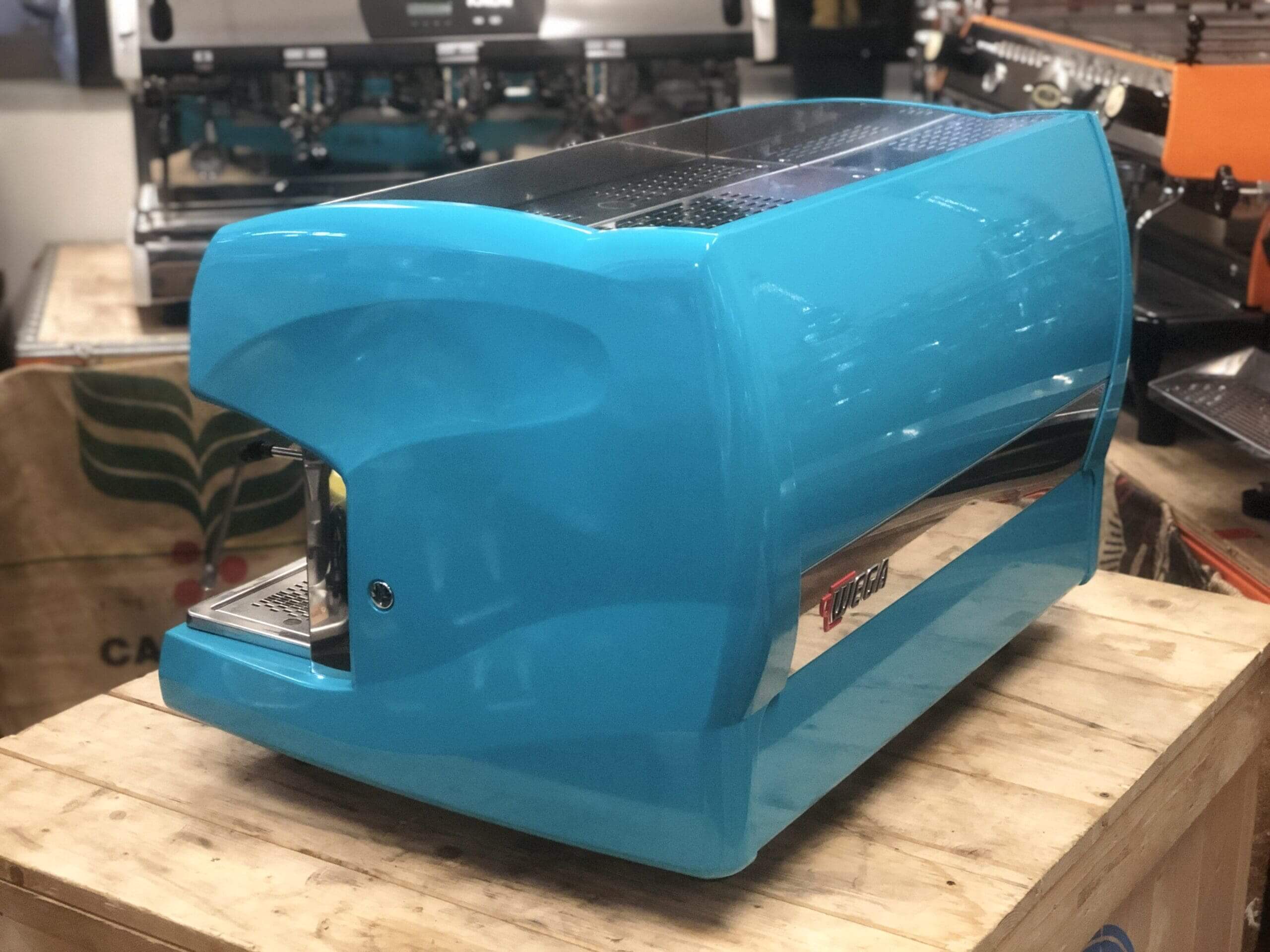 Wega  Polaris Timber Handles 2 Group High Cup Blue - Used