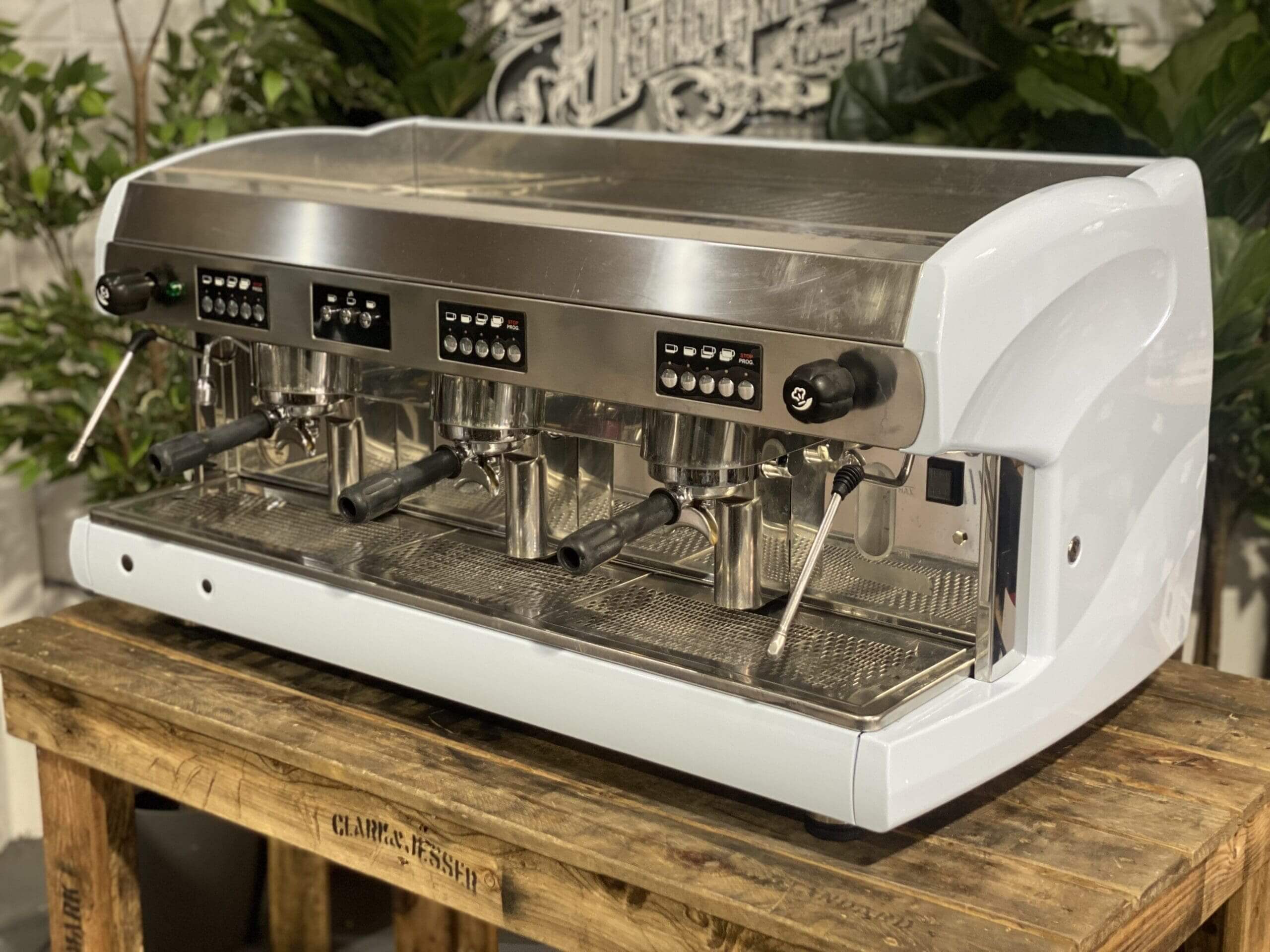 Wega Polaris 3 Group Coffee Machine Low Cup Blue Grey - Used