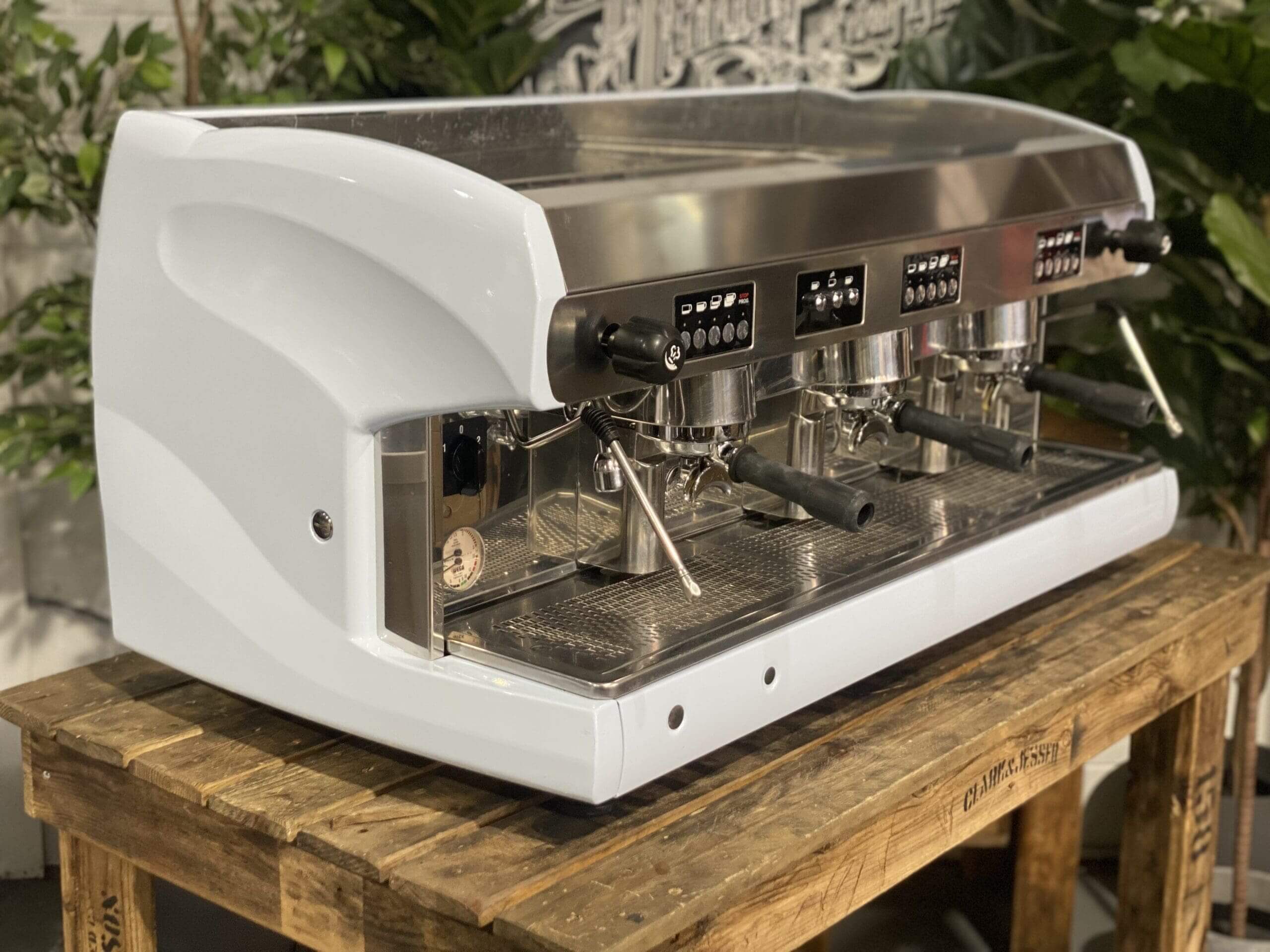 Wega Polaris 3 Group Coffee Machine Low Cup Blue Grey - Used