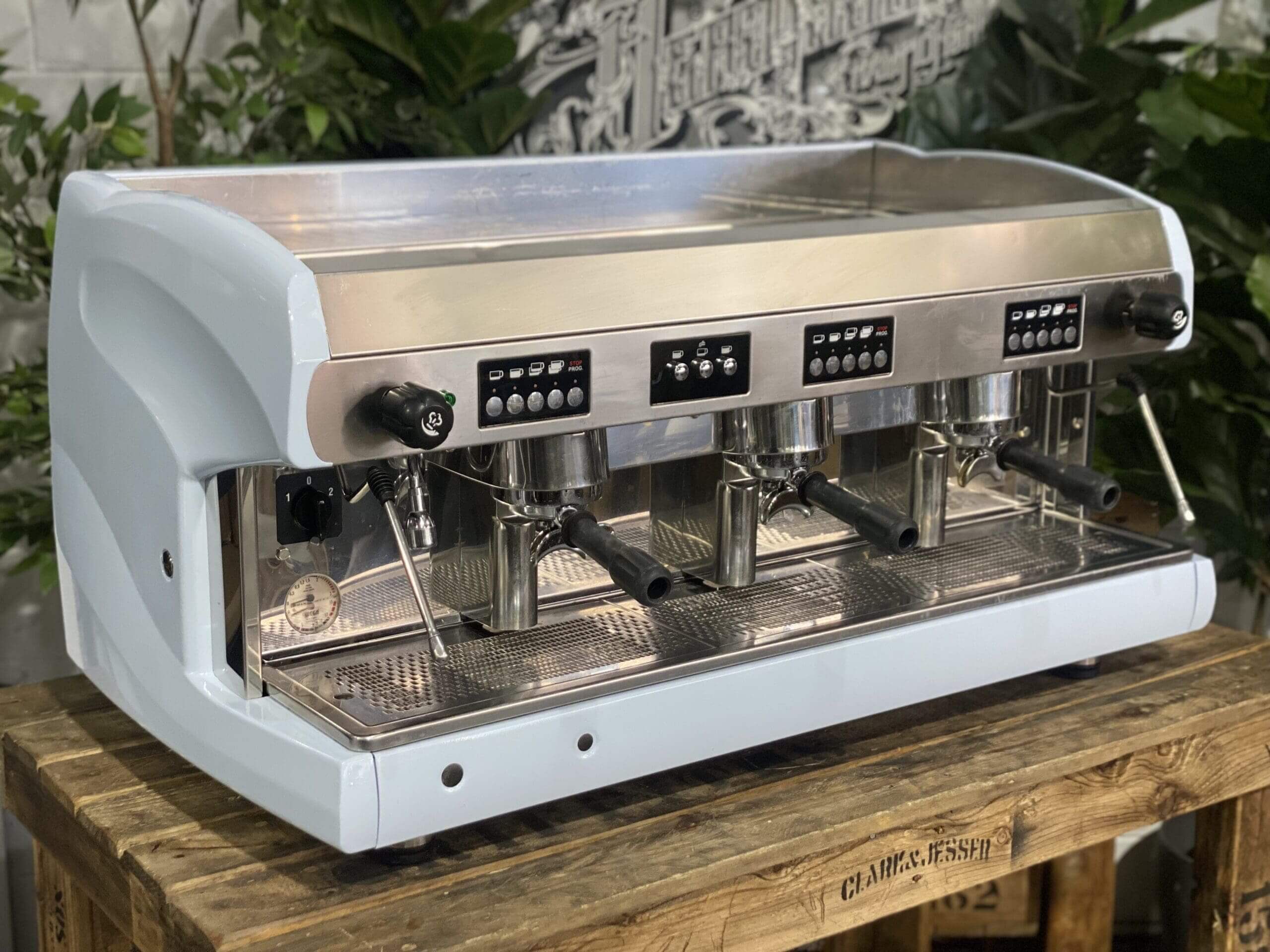 Wega Polaris 3 Group Coffee Machine Low Cup Blue Grey - Used