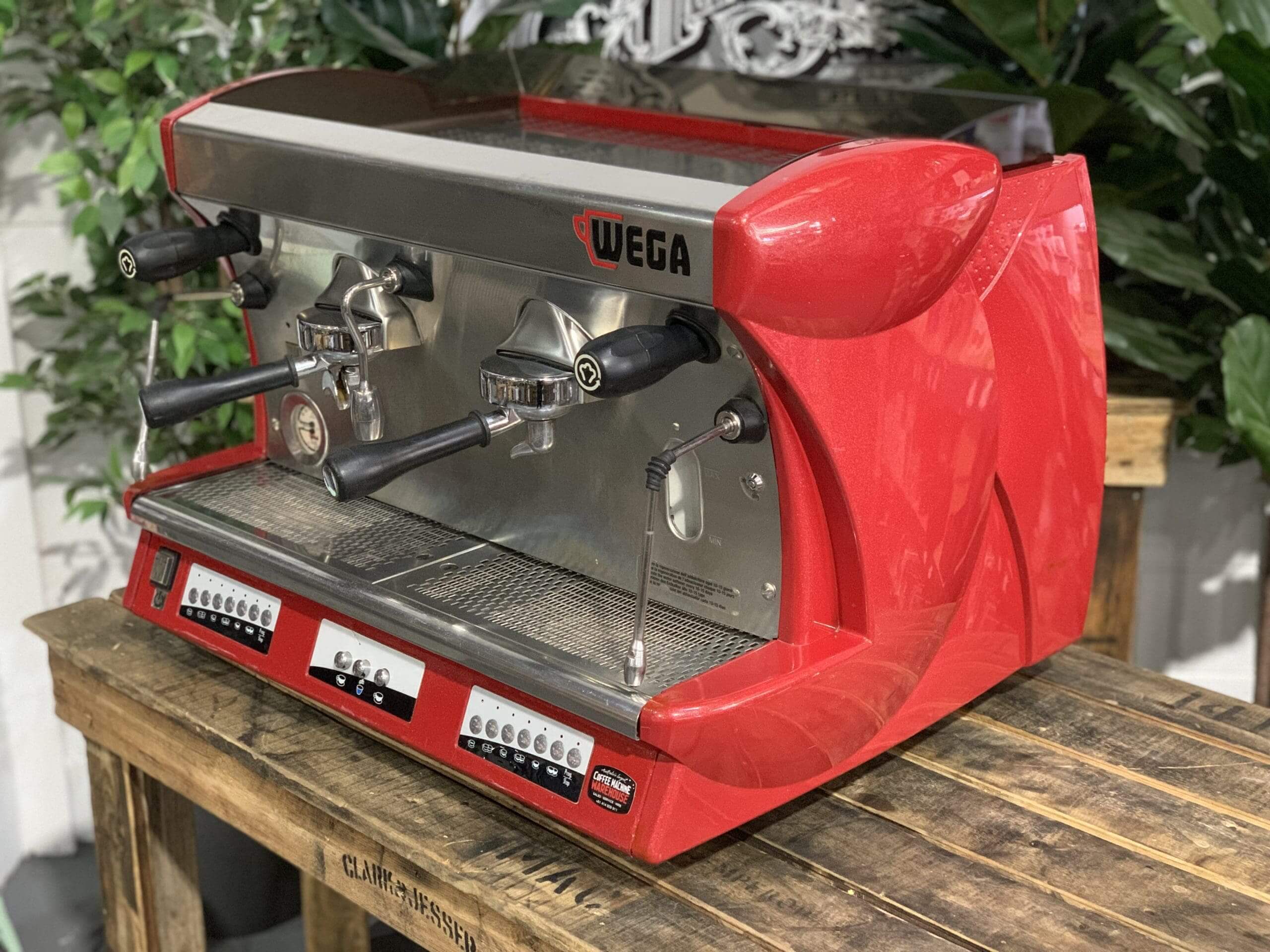 Wega Vela 2 Group Red Espresso Coffee Machine 1858 Princes Highway , Clayton VIC 3168