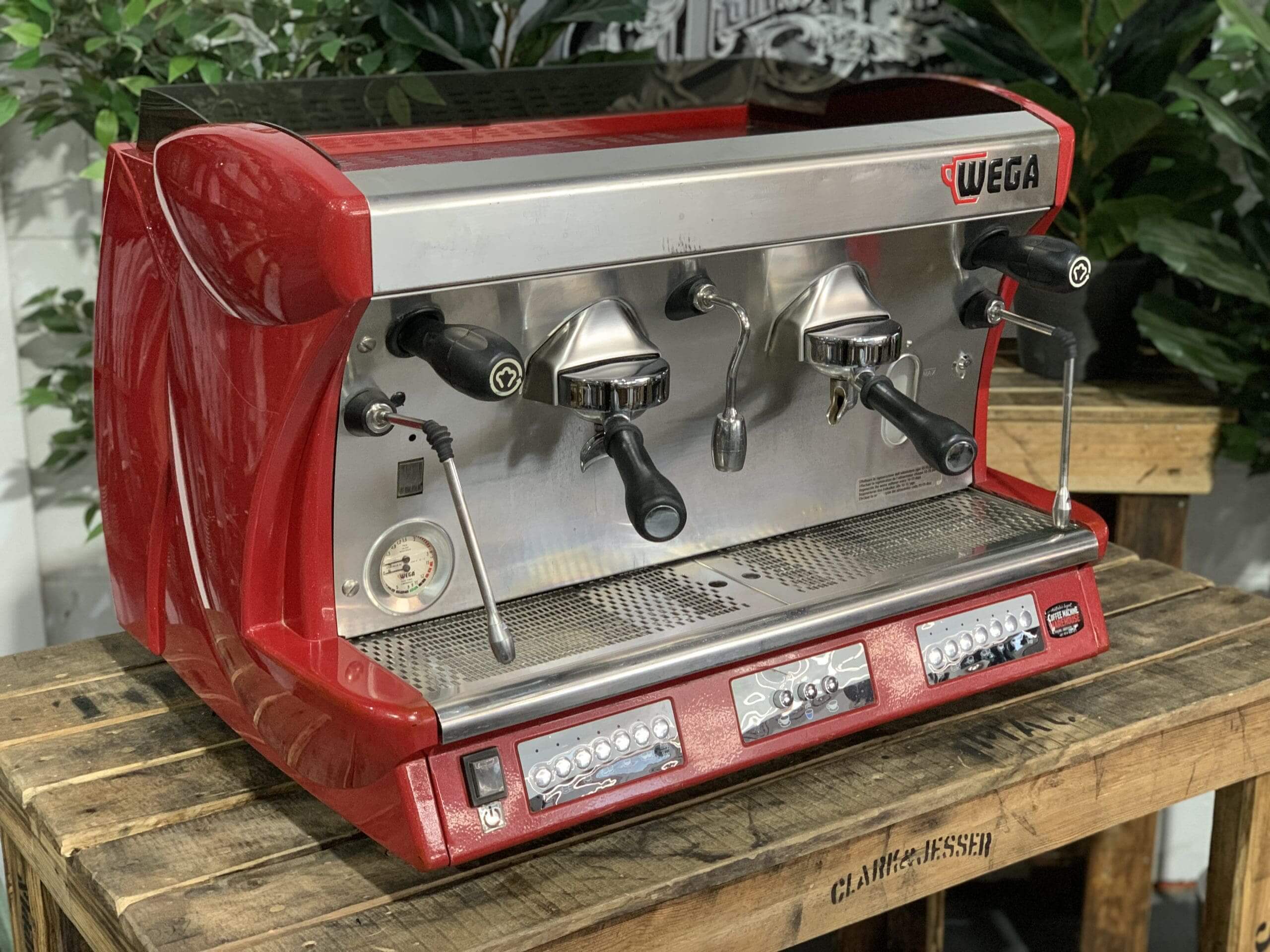 Wega Vela 2 Group Red Espresso Coffee Machine 1858 Princes Highway , Clayton VIC 3168