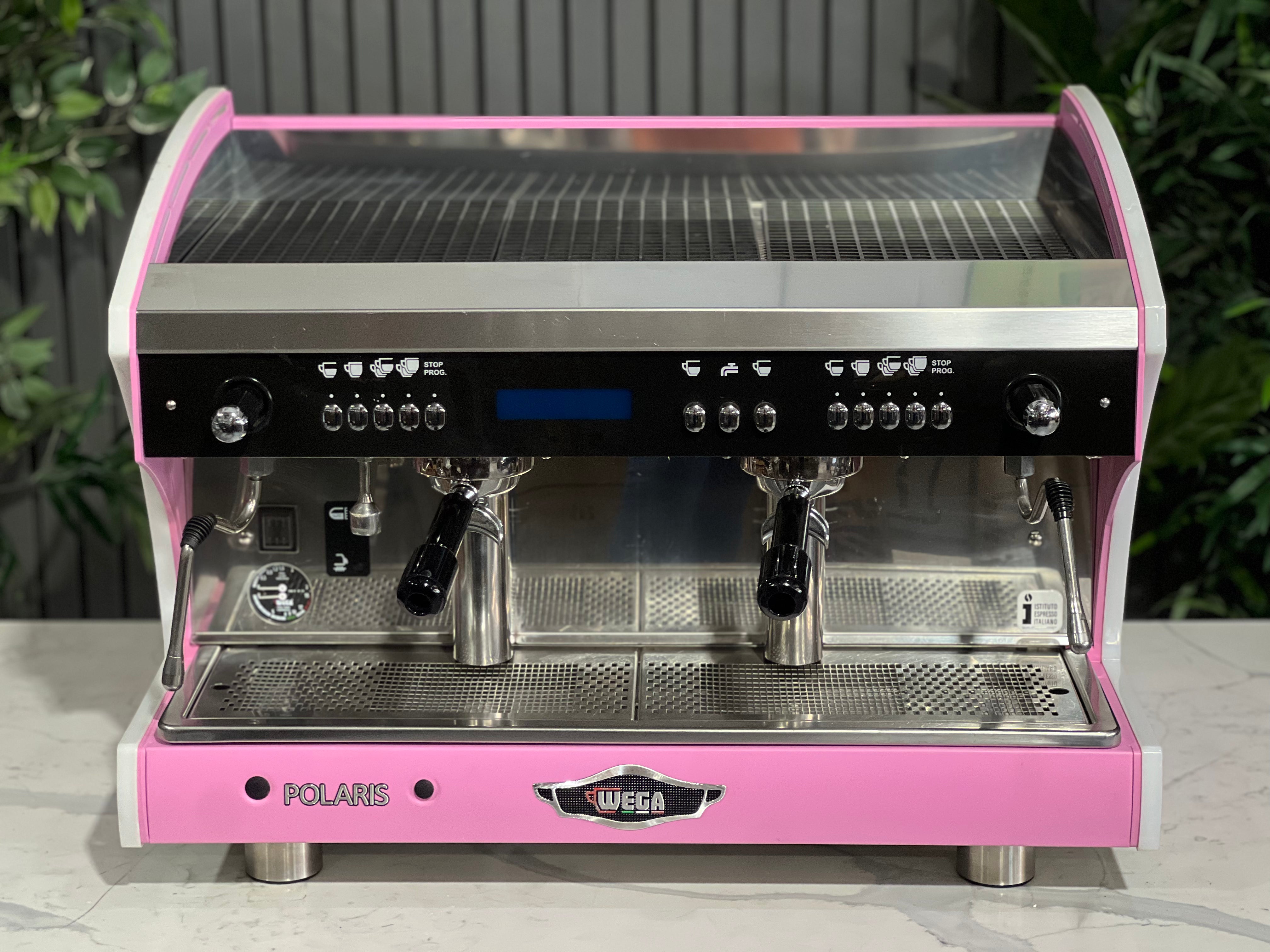 Wega Polaris Tron 2 Group Coffee Machine Pink