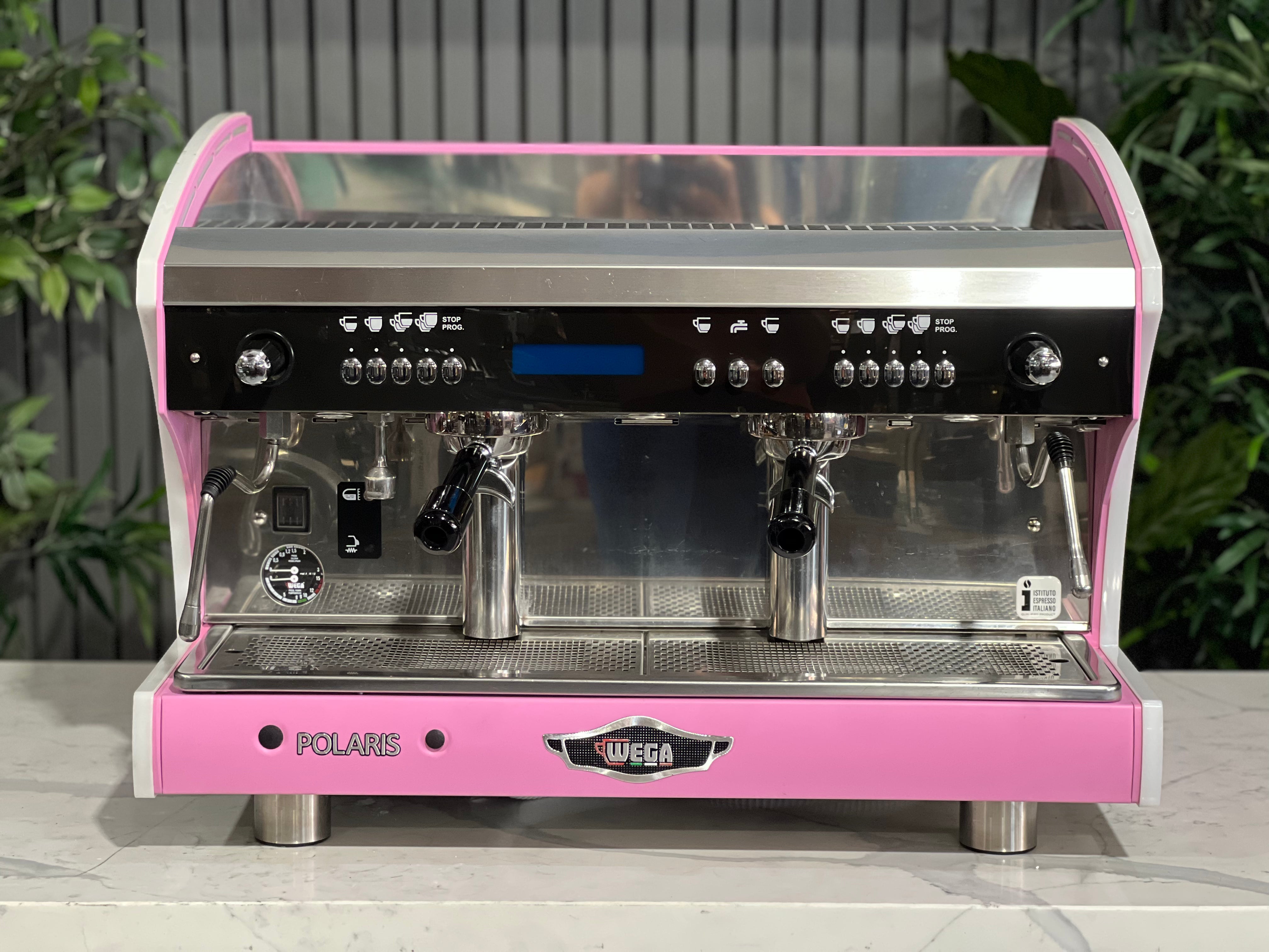 Wega Polaris Tron 2 Group Coffee Machine Pink