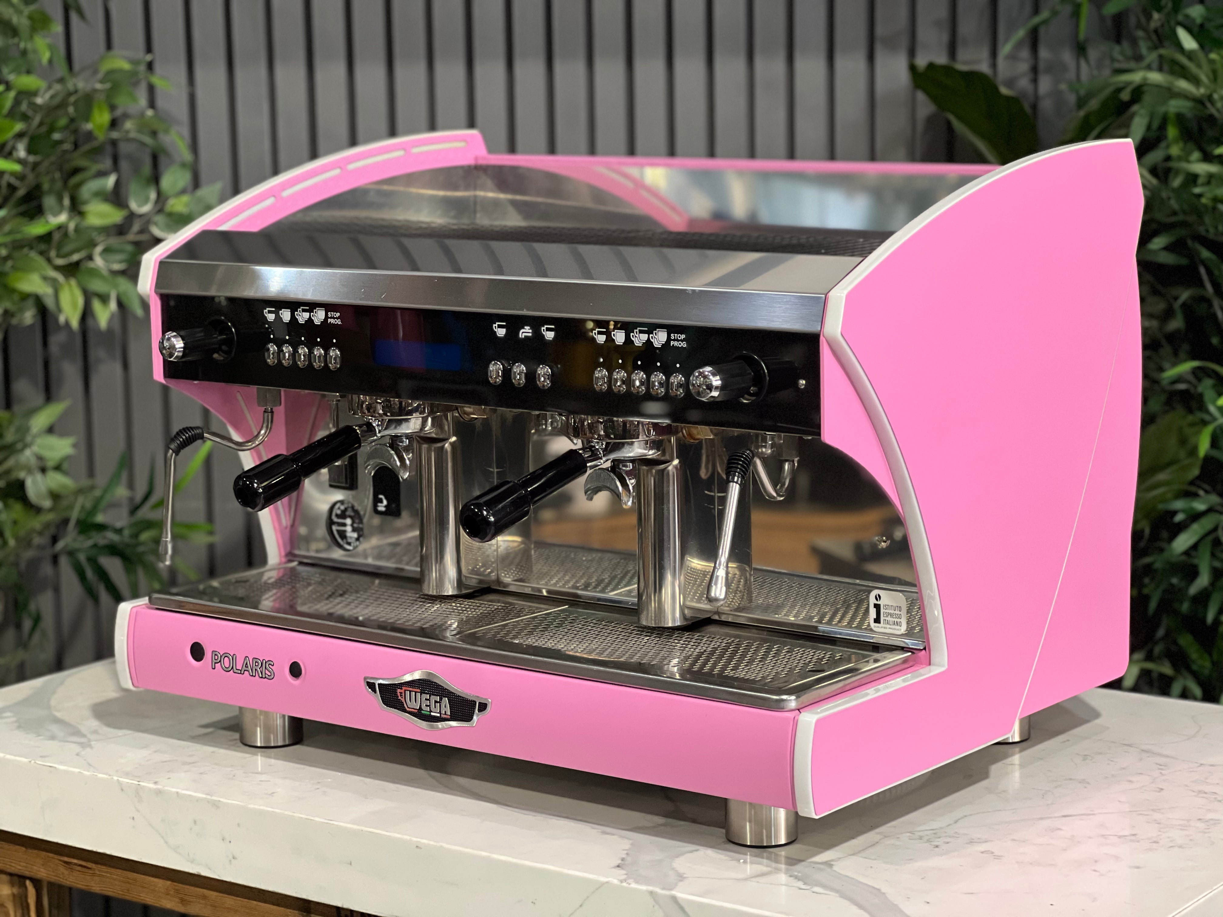 Wega Polaris Tron 2 Group Coffee Machine Pink