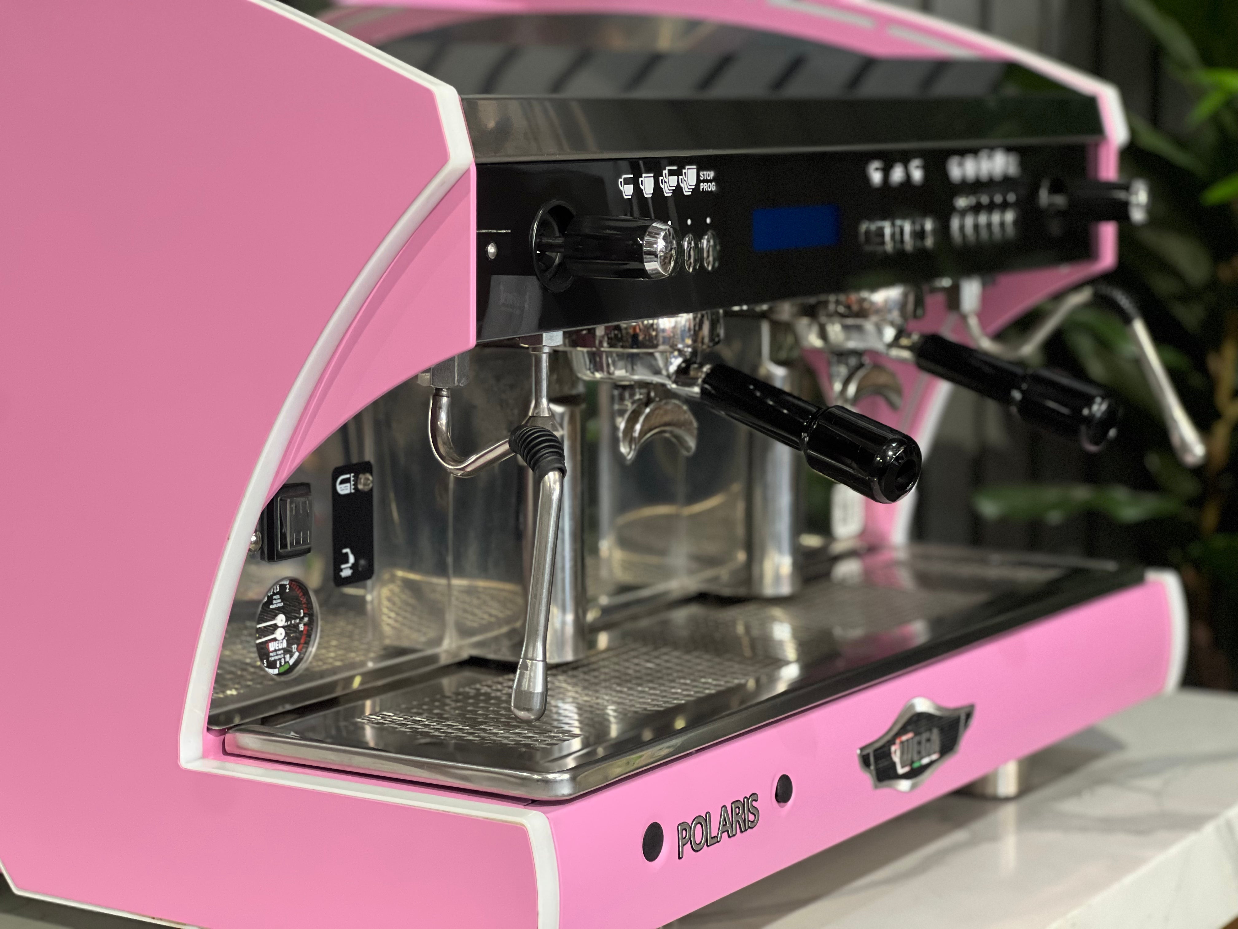 Wega Polaris Tron 2 Group Coffee Machine Pink