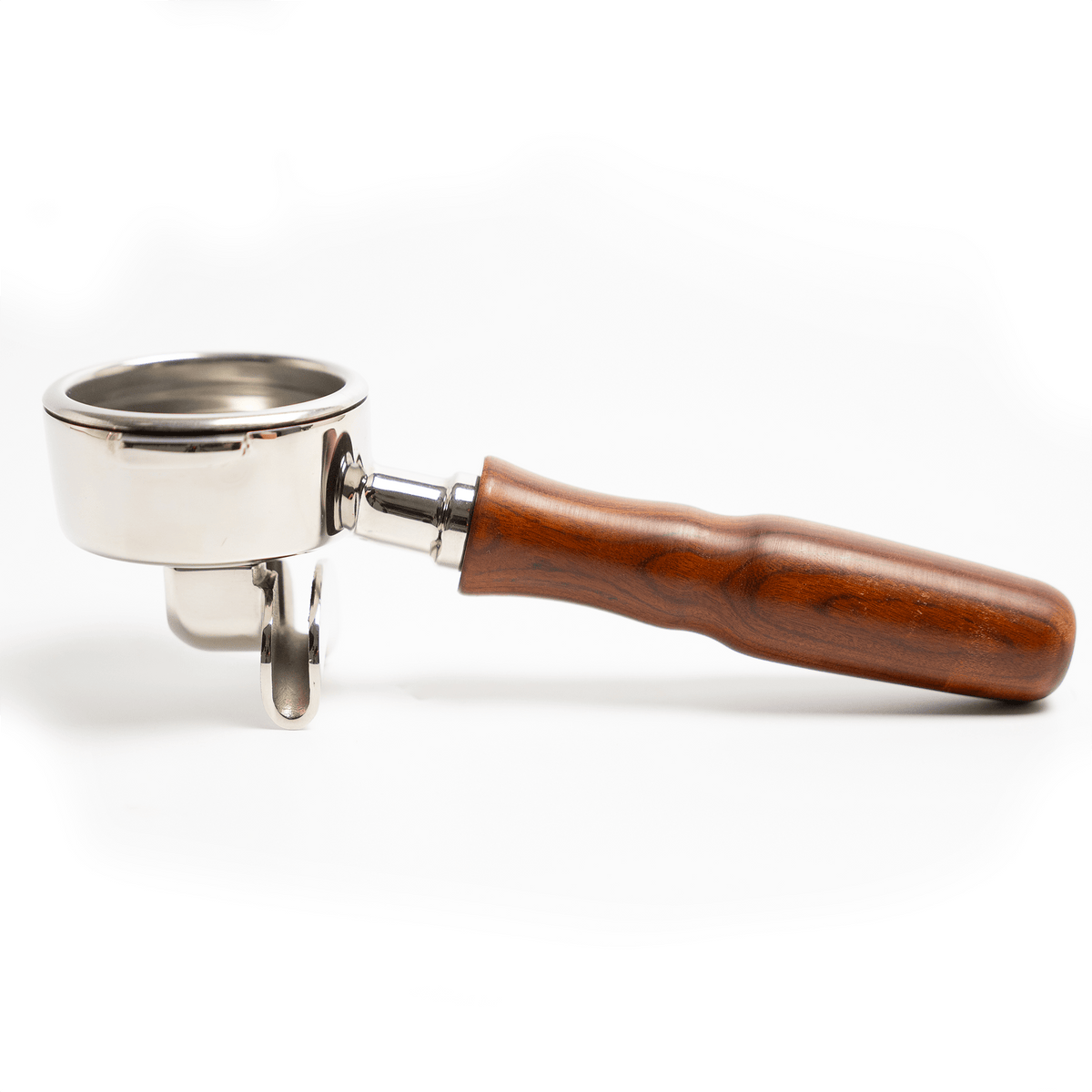 Precision Double Spout Walnut Portafilter - Australia -