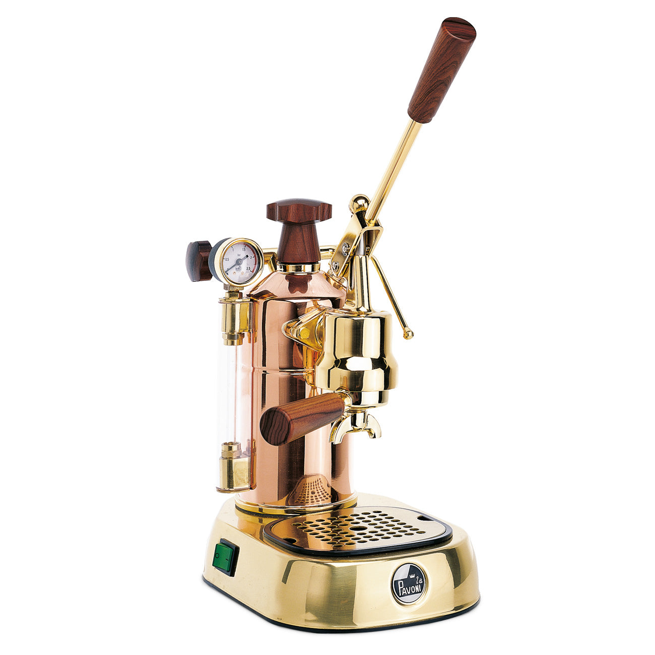 La Pavoni Professional Lever Espresso Machine Copper and Gold - New