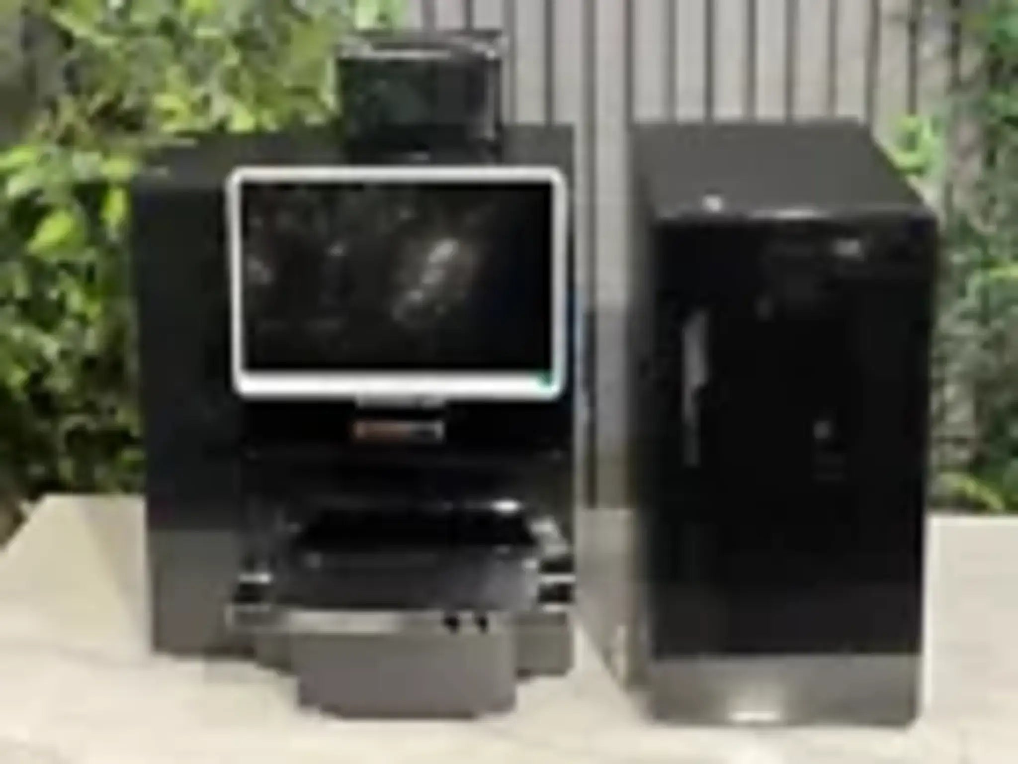 Dr Coffee Break Big With Milk Fridge (8l Water Tank) Fully Automatic Brand New Black