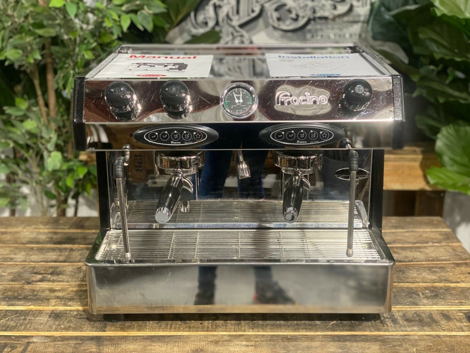 Fracino Bambino 2 Group Black Espresso Coffee Machine - Used